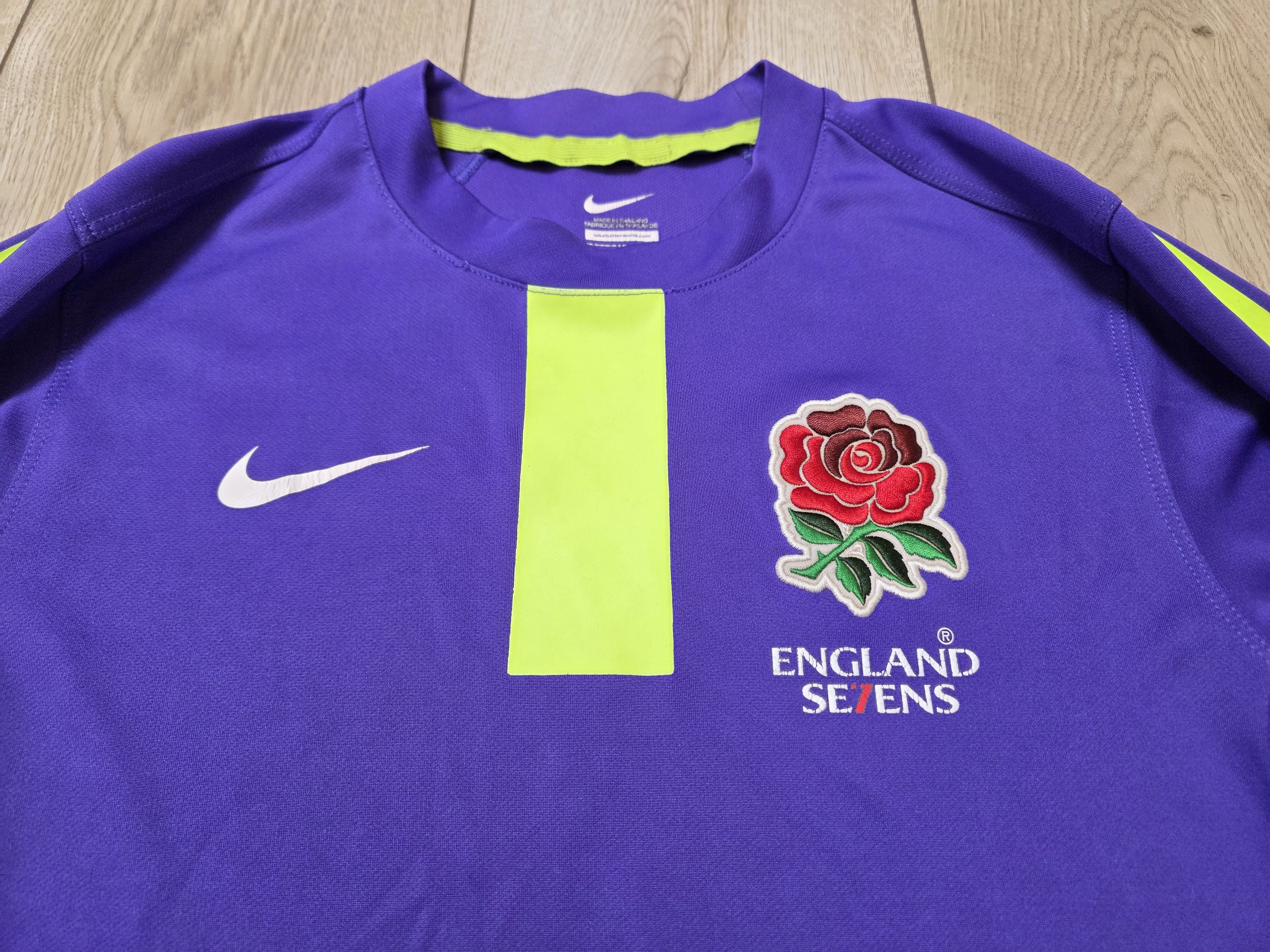 Nike ENGLAND SEVENS RUGBY JERSEY RUGBY UNION SHIRT RUGBY JERSEY Size US S / EU 44-46 / 1 - 3 Thumbnail