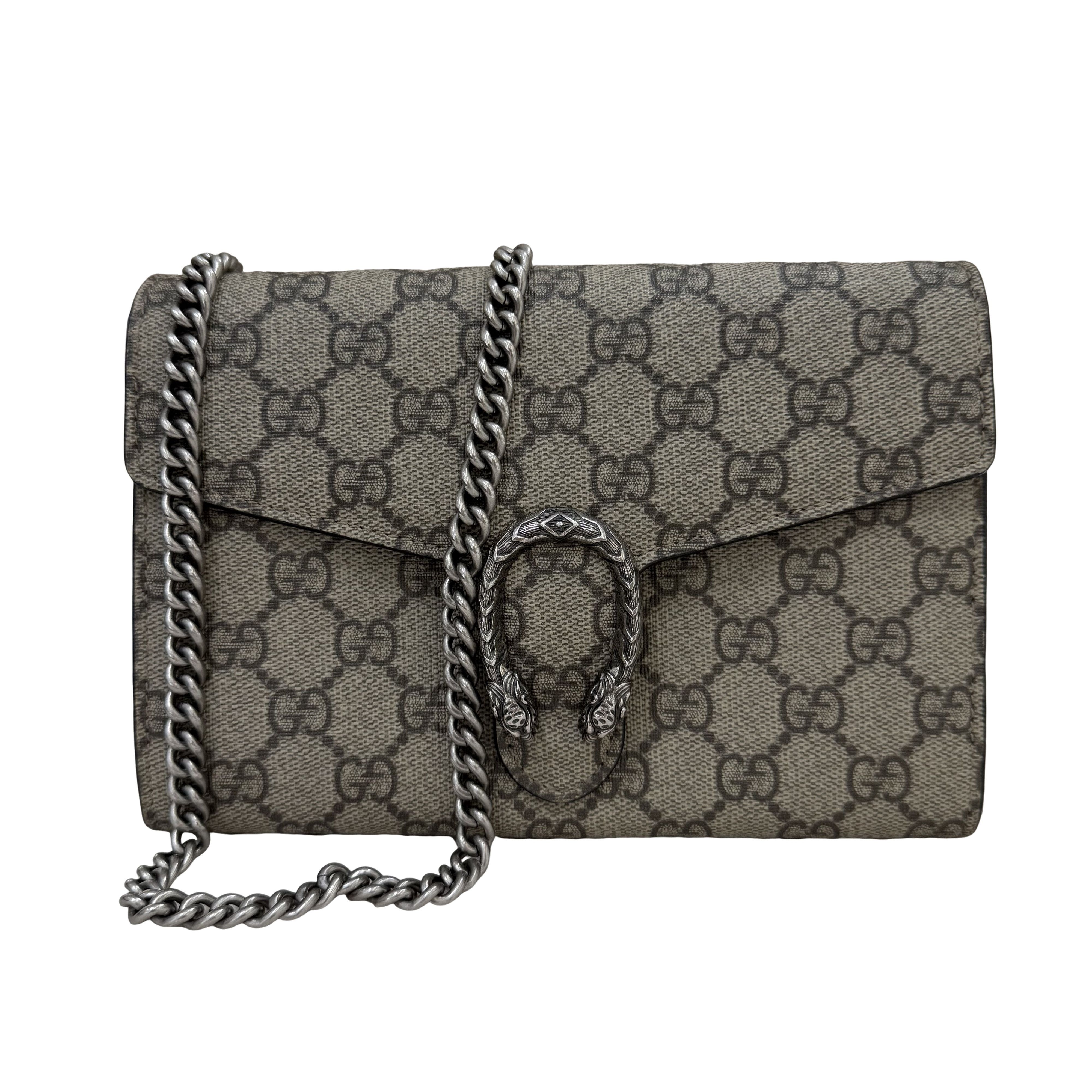 Gucci Gucci Dionysus GG Supreme Chain Shoulder Bag ONE SIZE Size ONE SIZE - 1 Thumbnail