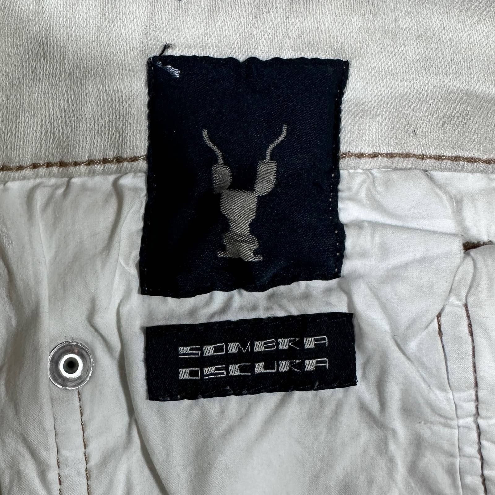 Rick Owens Drkshdw Painted Wax Nagakin Denim by Nyree Morrison Size US 31 - 12 Thumbnail