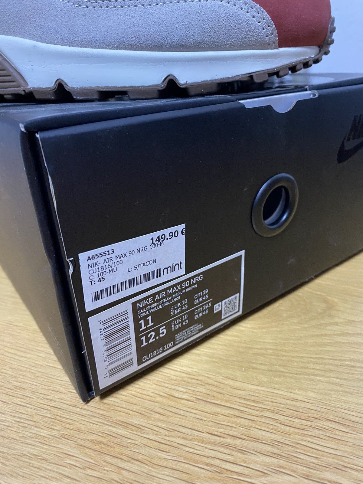 Nike Nike Air Max 90 NRG Bacon (2021) Size US 12 / EU 45 - 6 Thumbnail
