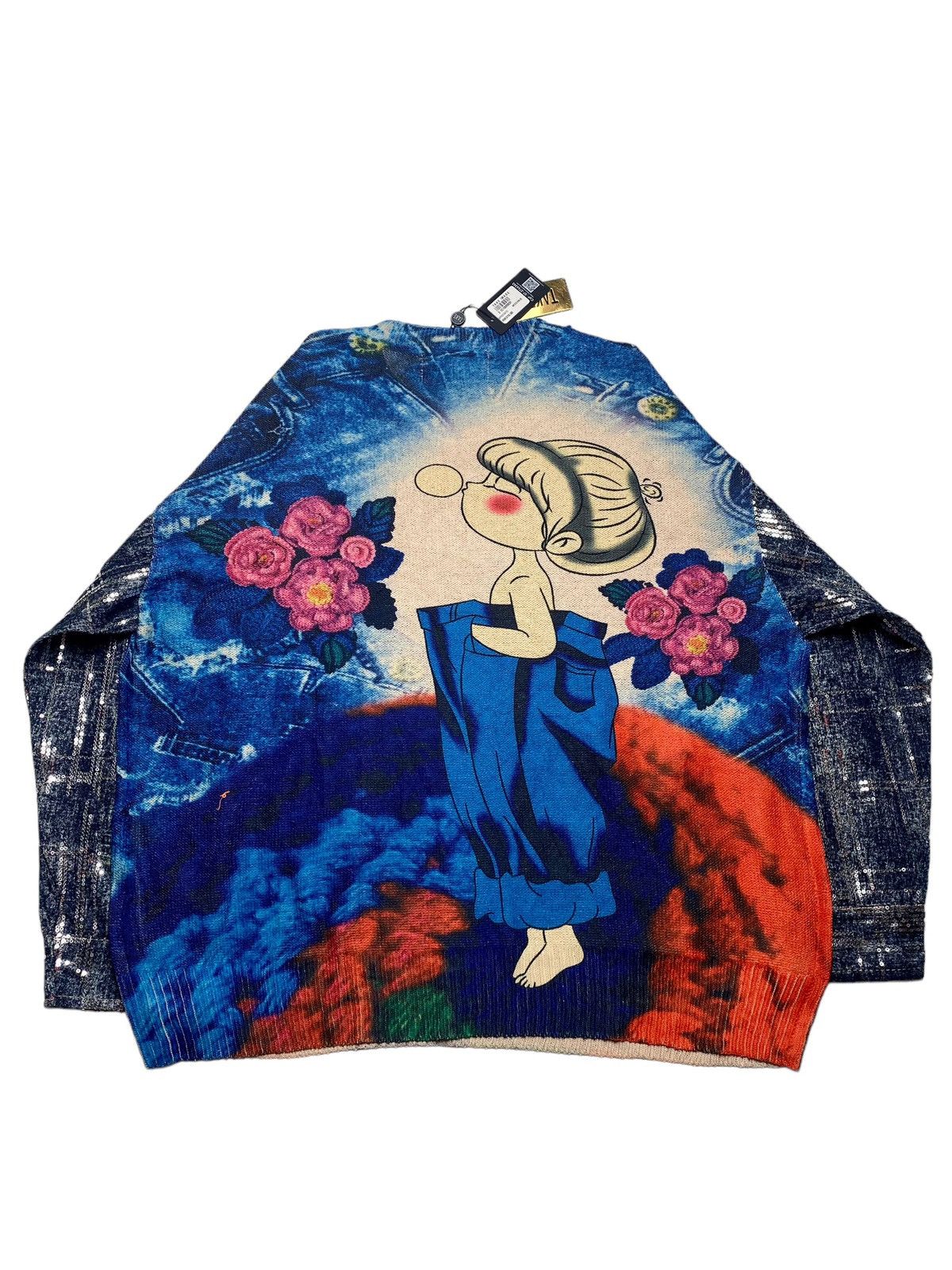 Other 2000s Take Image - Sequin Knitted Sweater Size US L / EU 52-54 / 3 - 6 Thumbnail