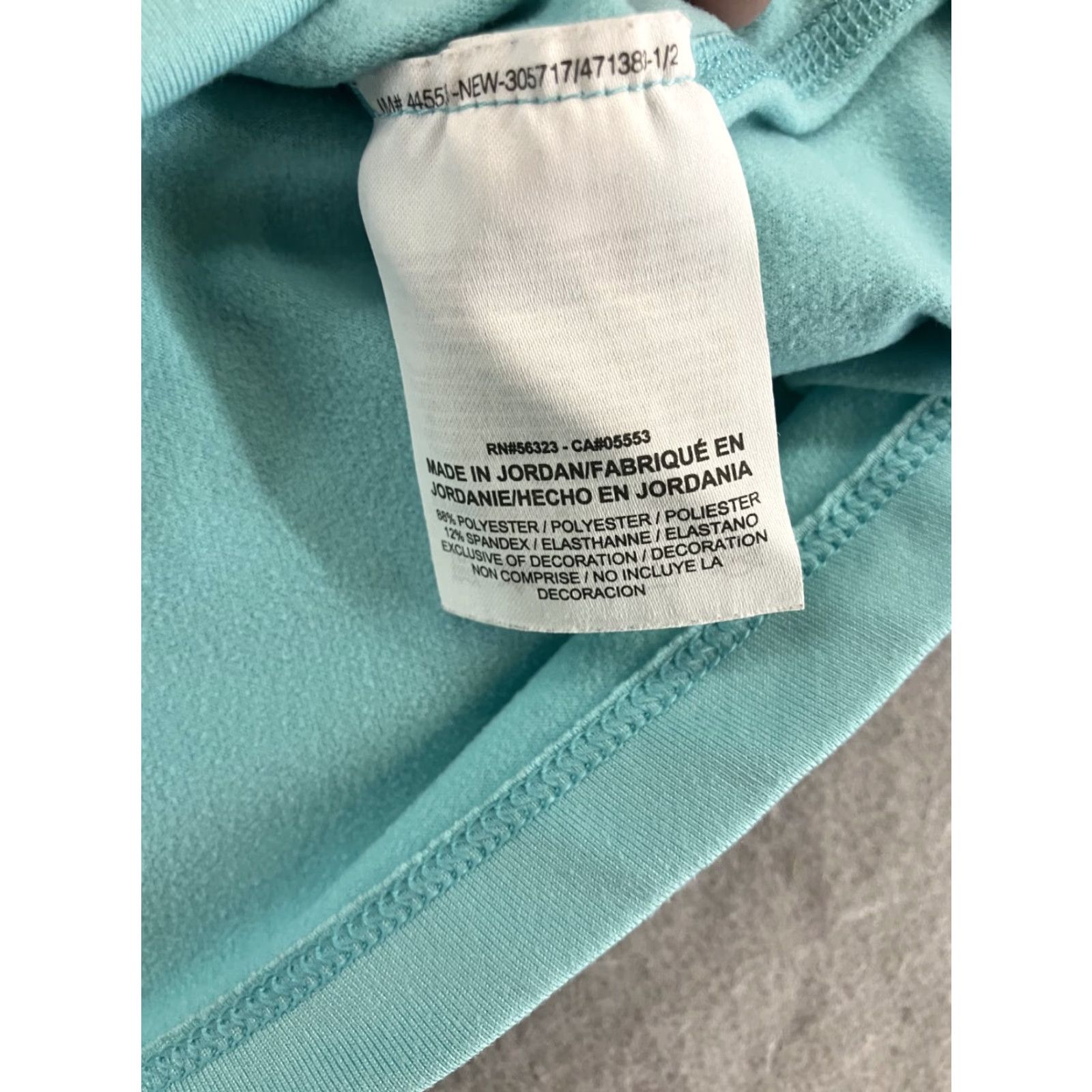 Nike Nike Dri-Fit Half Zip Womens XL Teal Tie Dye Running Pullover Size XL / US 12-14 / IT 48-50 - 4 Thumbnail