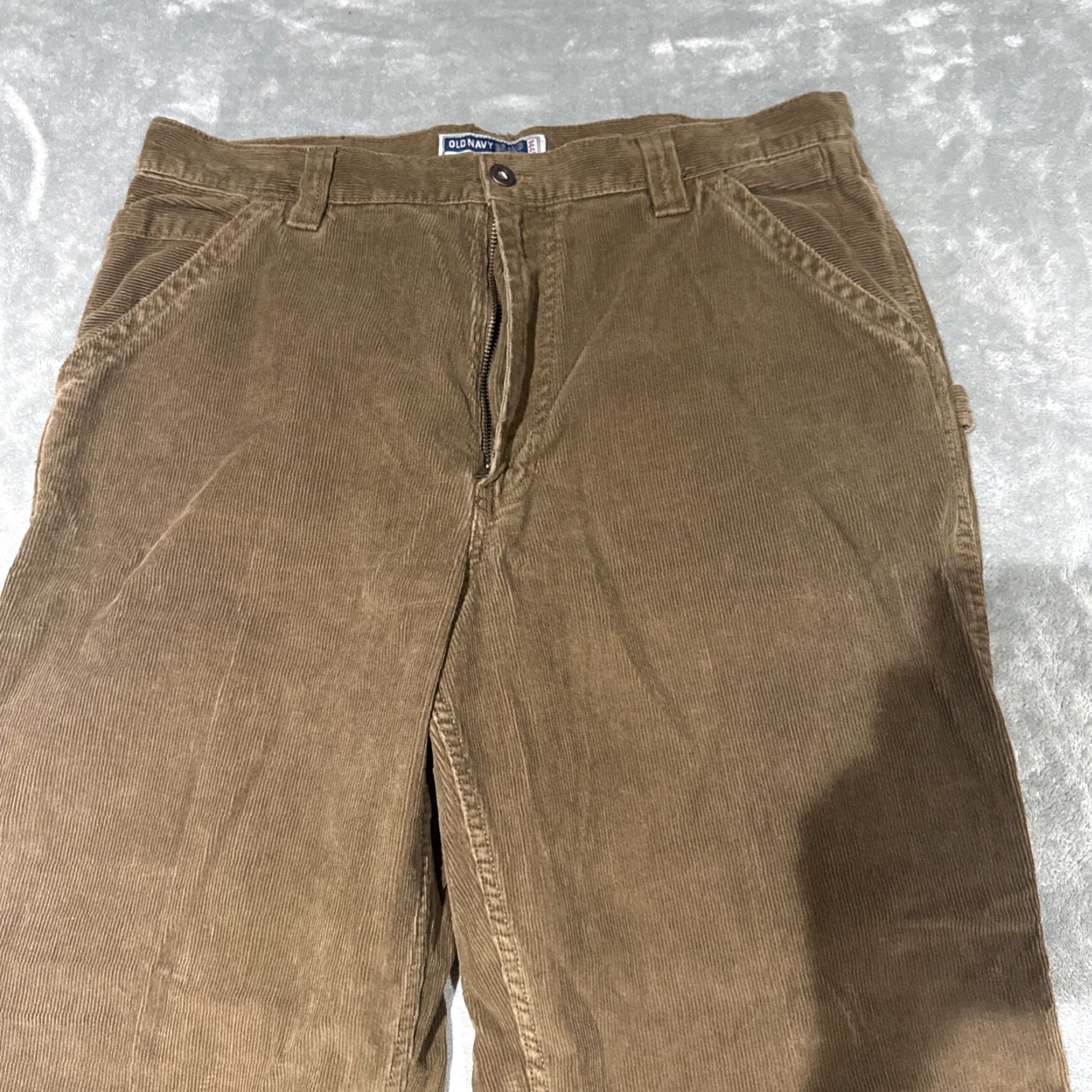 Old Navy Old Navy Painter's Corduroy Pants Men's Brown 36x32 Carpenter Straight Skater Casual Workwear Pants Size US 36 / EU 52 - 2 Thumbnail