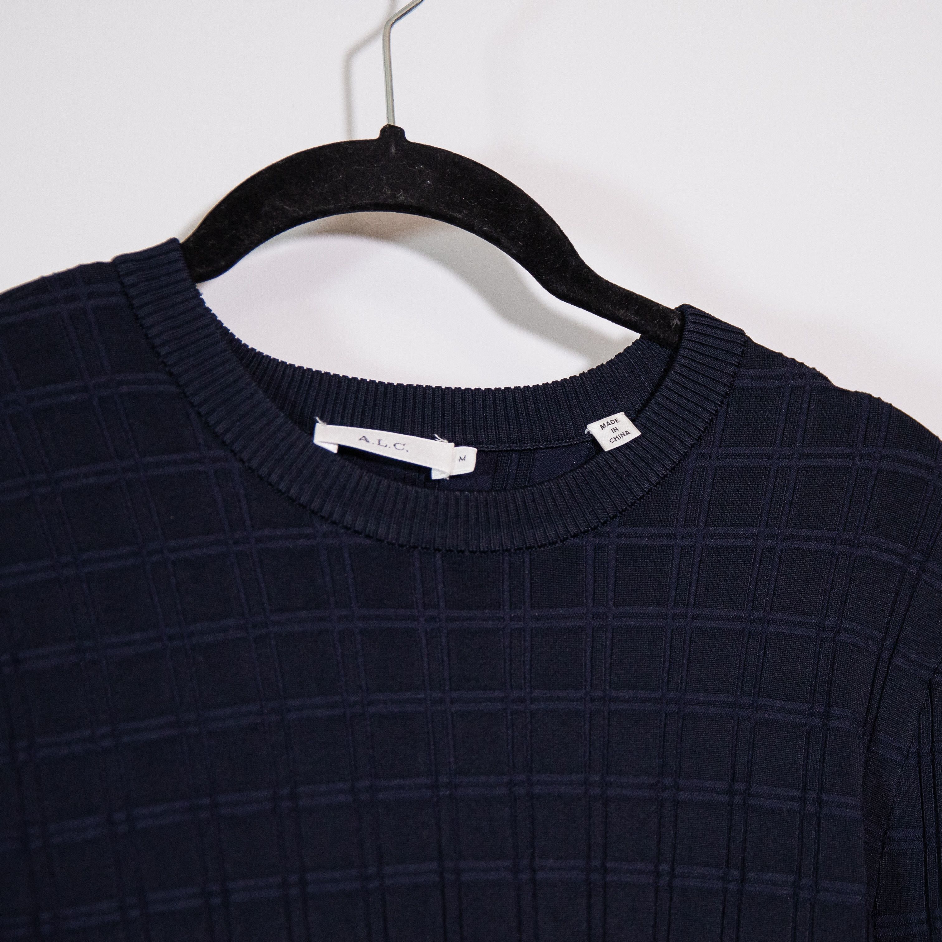 A.L.C. A.L.C. Schultz Stretch Knit Fit Flare Textured Size M / US 6-8 / IT 42-44 - 2 Thumbnail