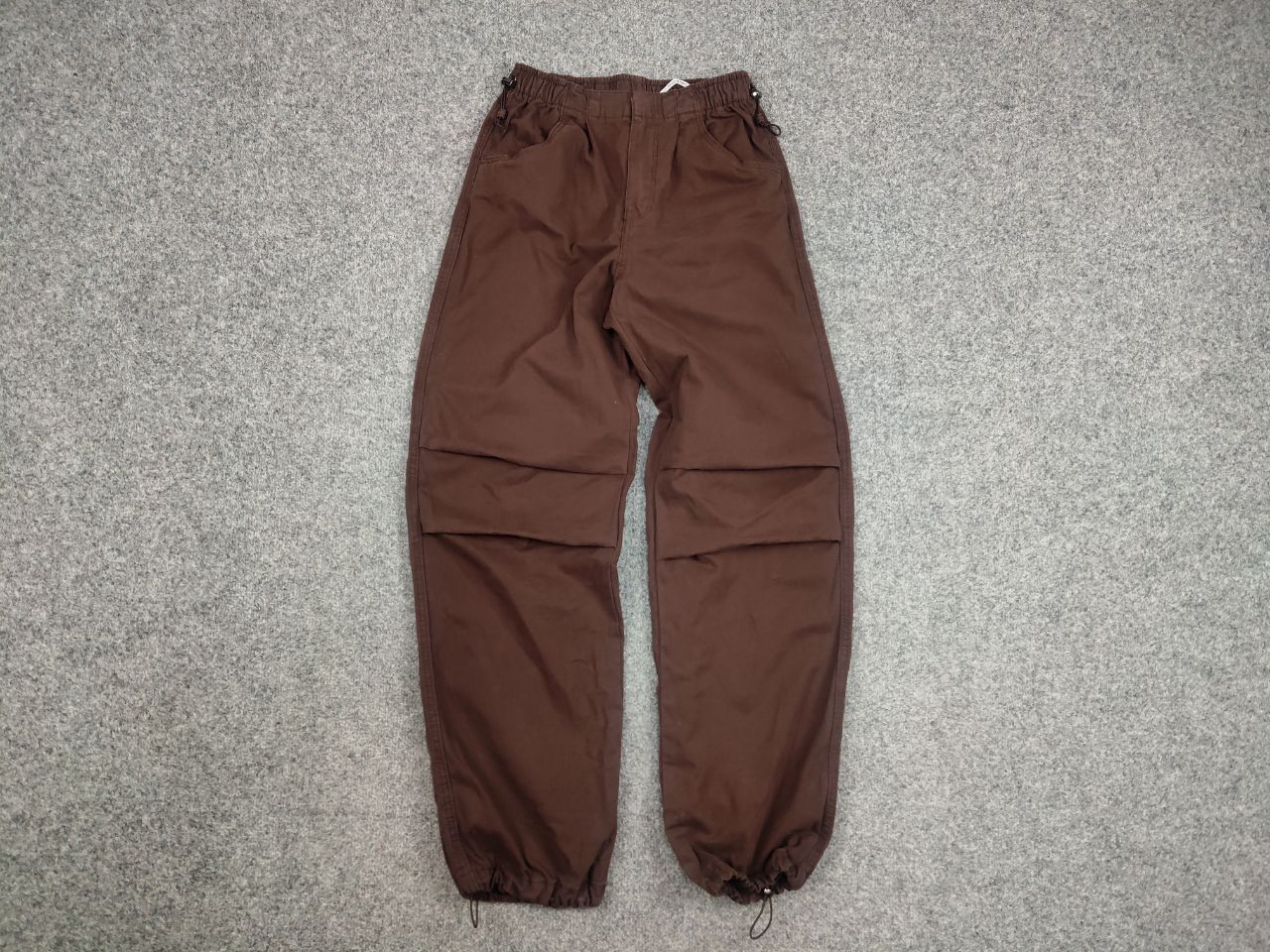 Japanese Brand Vintage Japanese Style Y2K Parachute Brown Baggy Pants Size US 30 / EU 46 - 7 Thumbnail