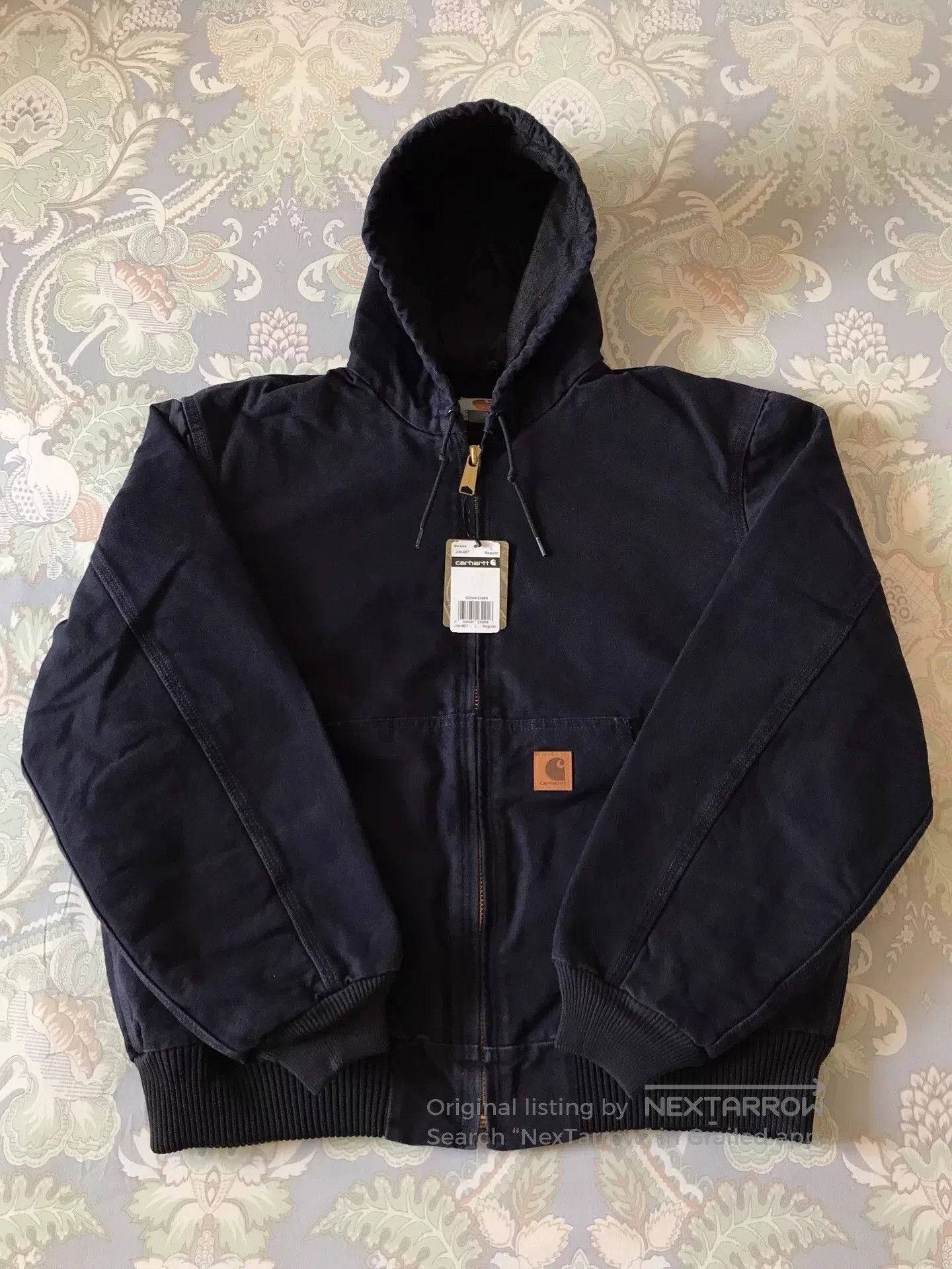 Carhartt Carhartt J130 Washed Canvas Hooded Jacket. Size US L / EU 52-54 / 3 - 1 Thumbnail