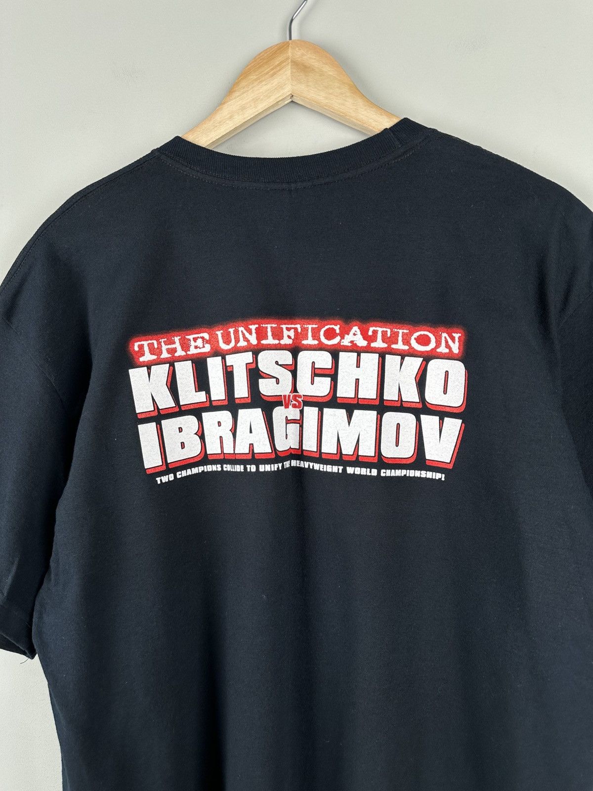 Band Tees Vintage 2008 Klitchko vs Ibragimov Boxig Tee Size US XL / EU 56 / 4 - 5 Thumbnail