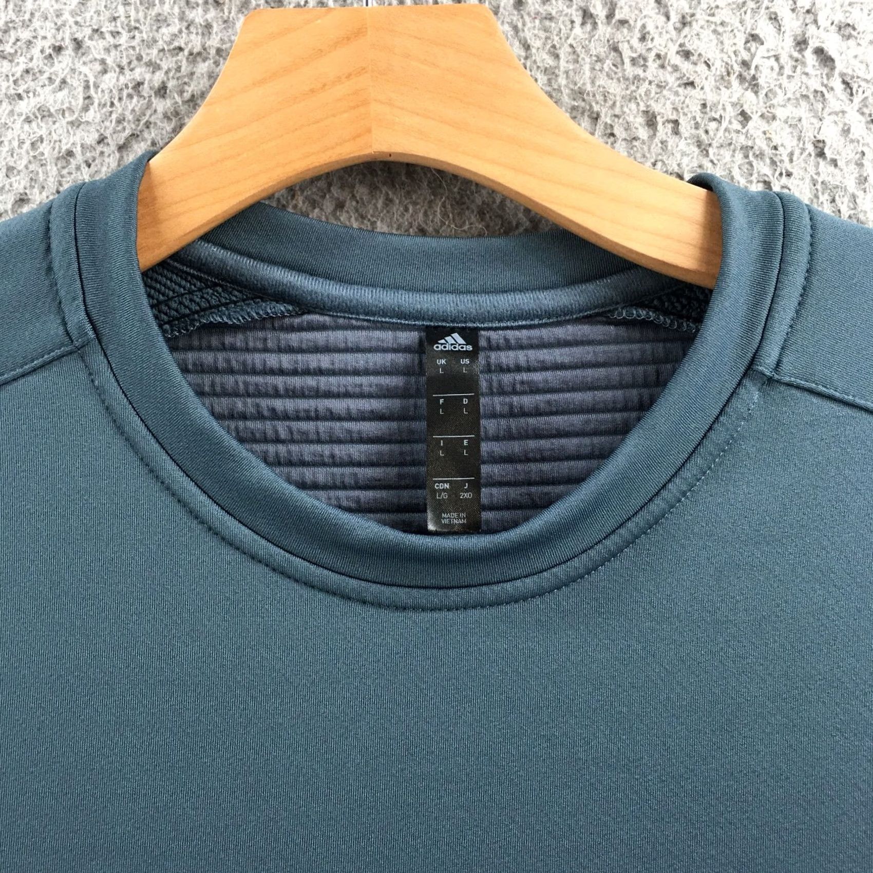 Adidas Adidas Activewear Tee T-Shirt Mens L Blue Long Sleeve Pullover Crew Neck Pocket Shirt Mens L Blue Long Sleeve Crew Neck Pocket Adidas Activewear Tee Size US L / EU 52-54 / 3 - 3 Thumbnail