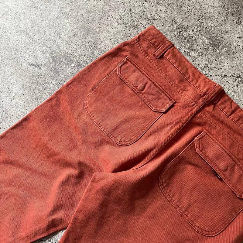 Designer × Vintage Vintage Italian Straight Teraccota Pants Jeans Size 52 Size US 33 - 8 Thumbnail