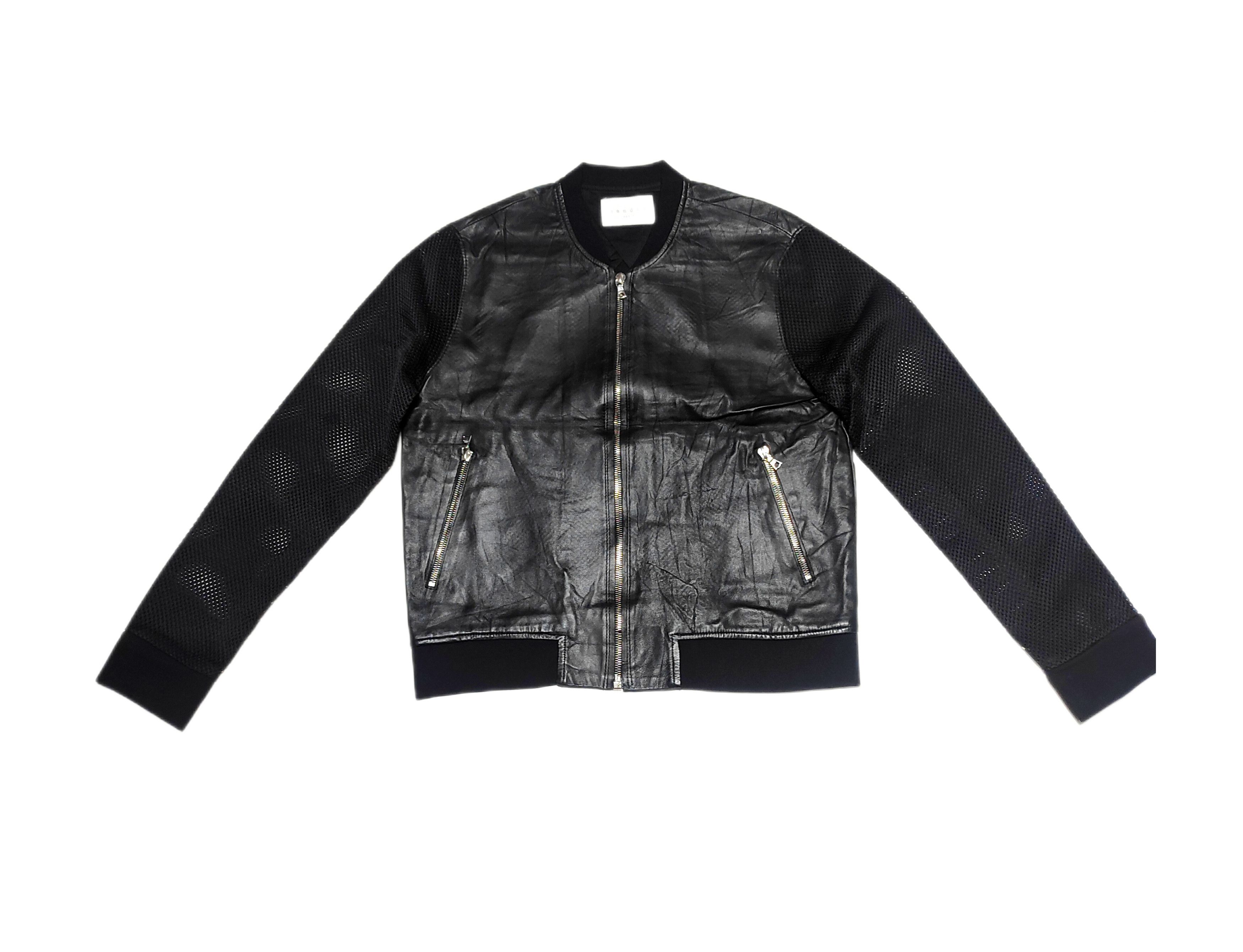 Sandro Unique Sandro leather jacket calf skin Made in France Size XS / US 0-2 / IT 36-38 - 1 Thumbnail