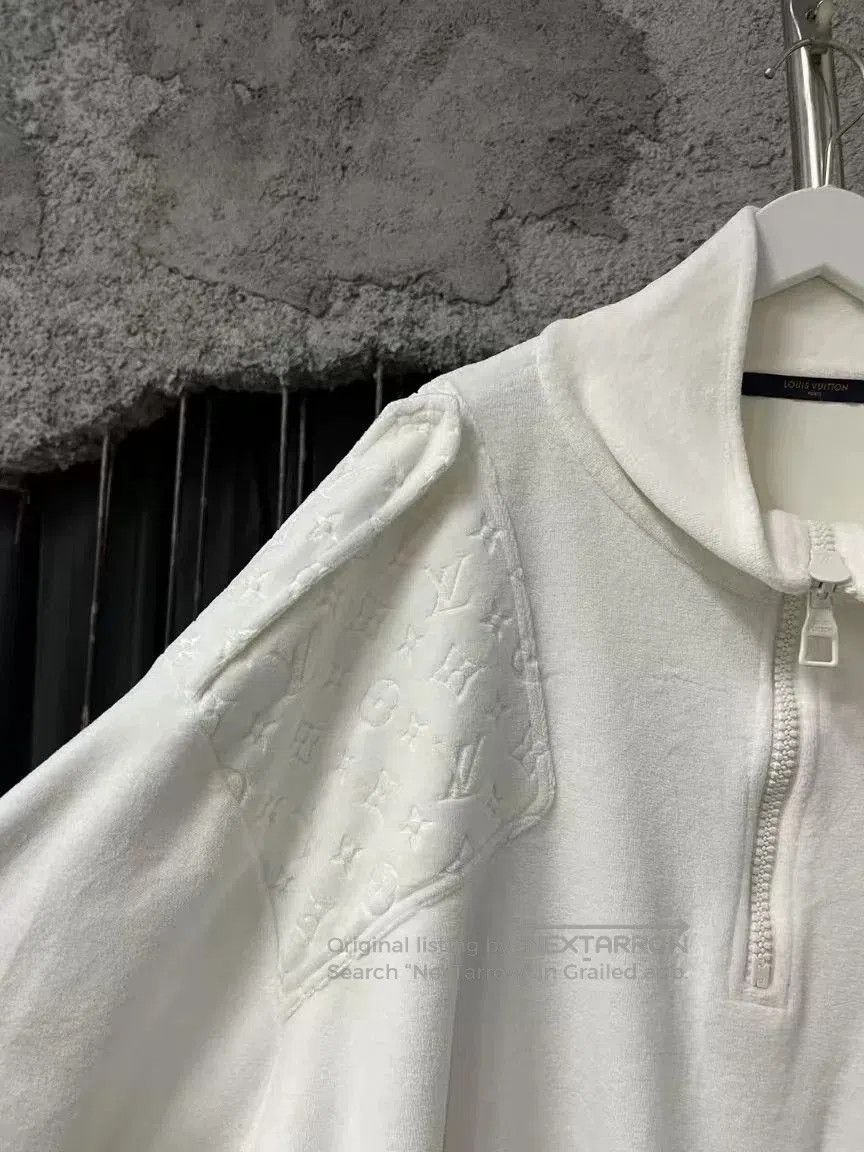 Louis Vuitton Louis Vuitton Velvet Embossed Monogram Half. Size US L / EU 52-54 / 3 - 5 Thumbnail