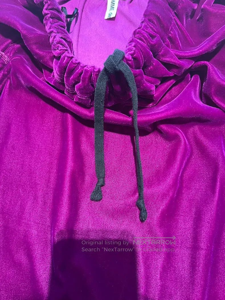 Comme des Garcons Comme Des Garcons size S Velvet drawstring waist half skir Size 23" - 8 Thumbnail