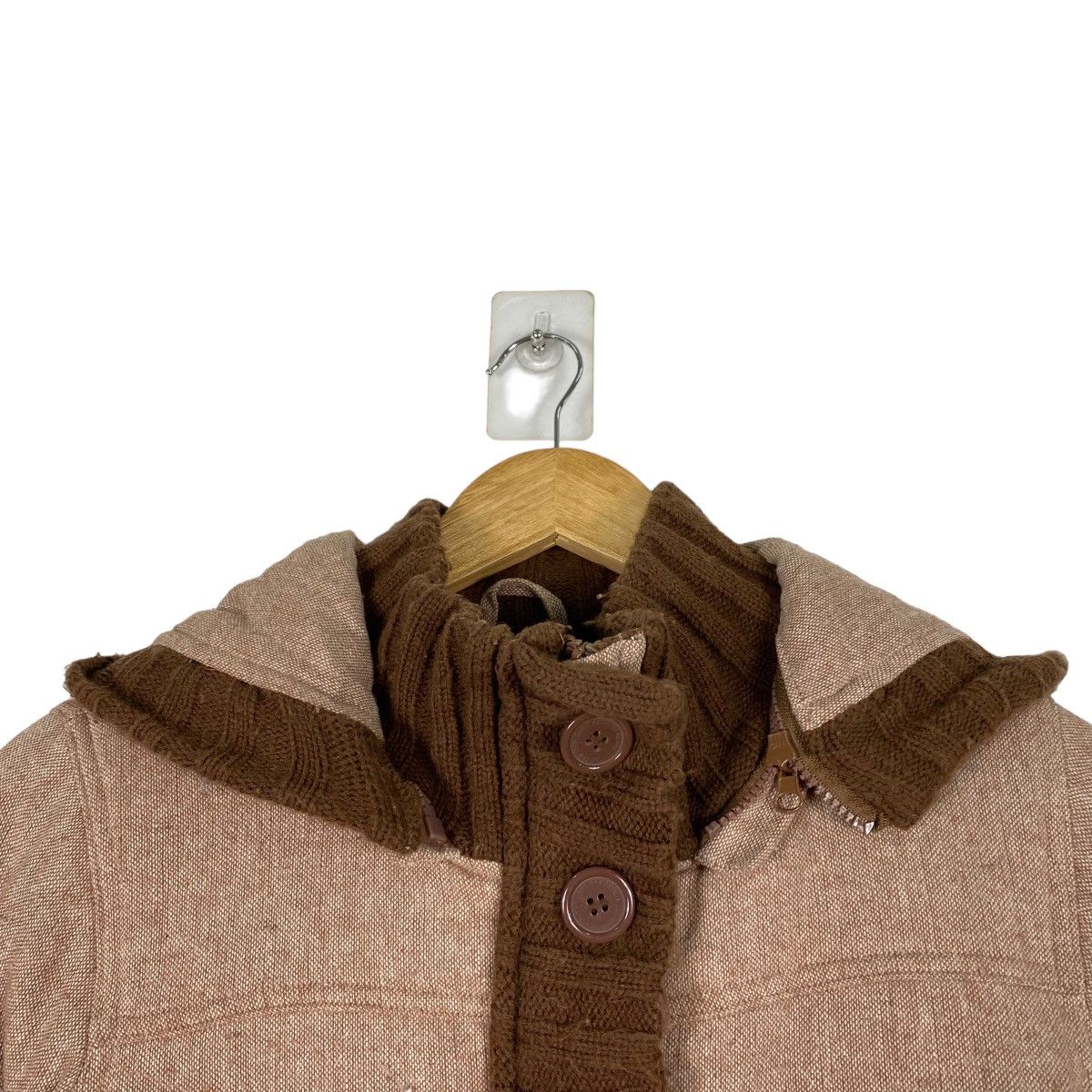Japanese Brand × Woolrich Woolen Mills Vintage Woolrich Plaid Button Varsity Hoodie Size M Size US M / EU 48-50 / 2 - 4 Thumbnail