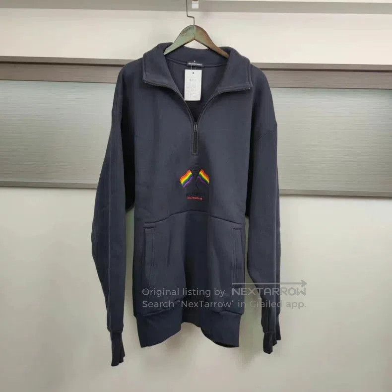 Balenciaga Balenciaga Black Zip Sweatshirt. Size US S / EU 44-46 / 1 - 2 Thumbnail
