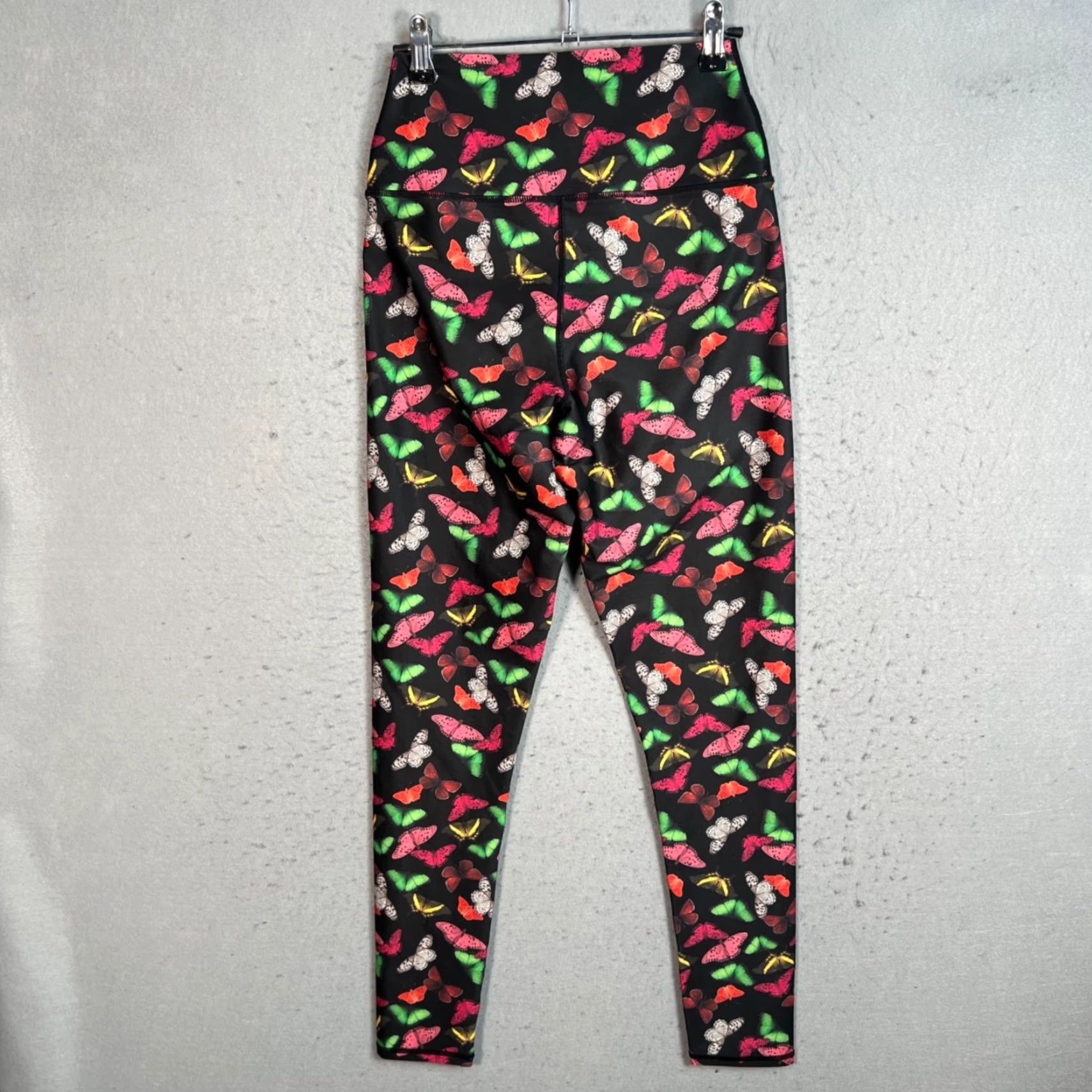 Alice + Olivia Alice & Olivia By Stacey Bendet Medium Butterfly Print High-Waisted Leggings Size 32" / US 10 / IT 46 - 2 Thumbnail