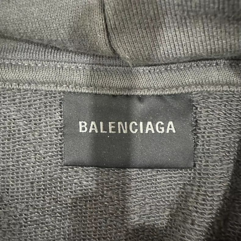 Balenciaga Balenciaga Hoodie, Size XS, Smoke Gray, with Logo Size US XS / EU 42 / 0 - 6 Thumbnail
