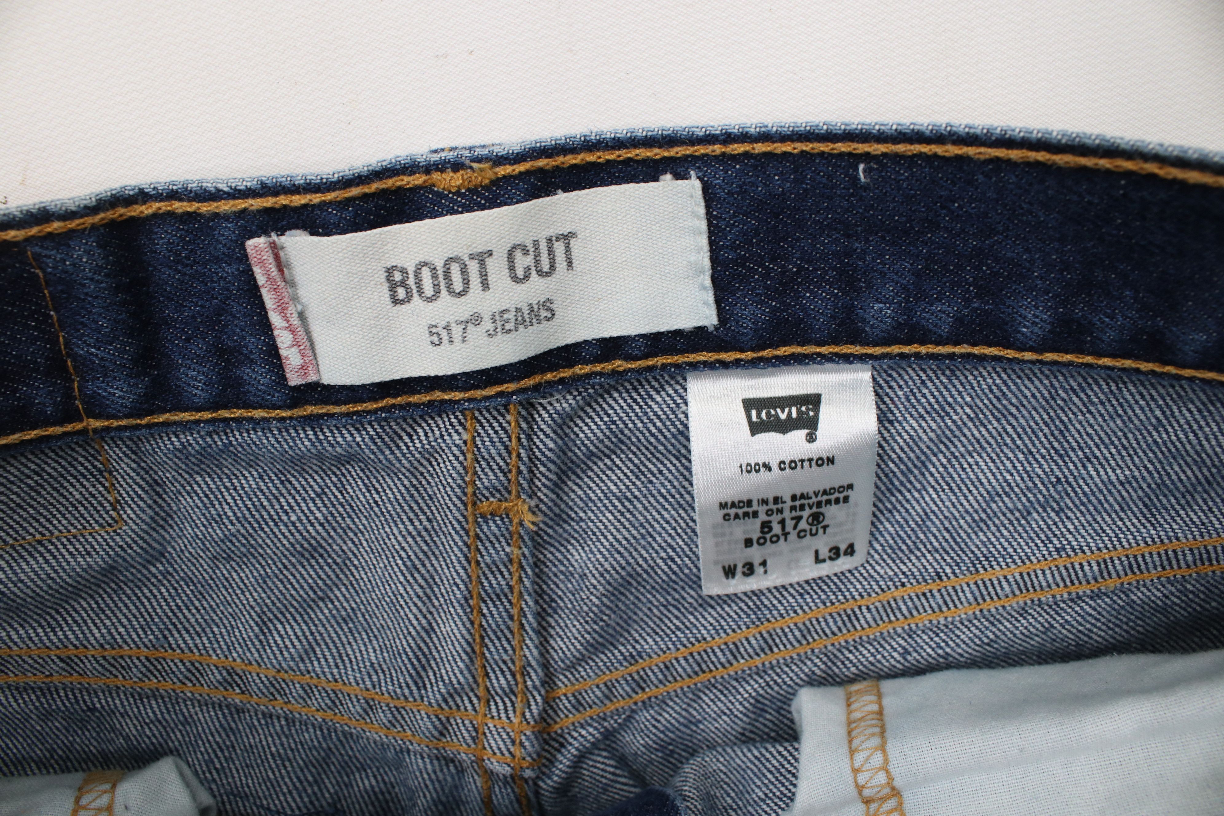 Levi's × Vintage Vintage Y2K 2002 Levis 517 Flared Boot Cut Denim Jeans Size US 31 - 8 Thumbnail