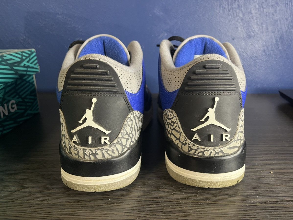 Nike Jordan 3 Retro “Varsity Royal” Size US 10 / EU 43 - 4 Thumbnail