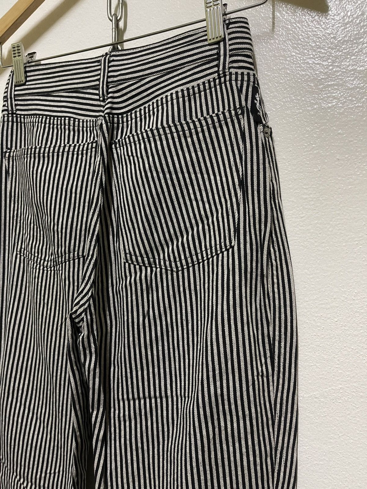 Vintage × agnes b. Agnes b Striped Jeans Size 24" / US 00 / IT 34 - 13 Thumbnail