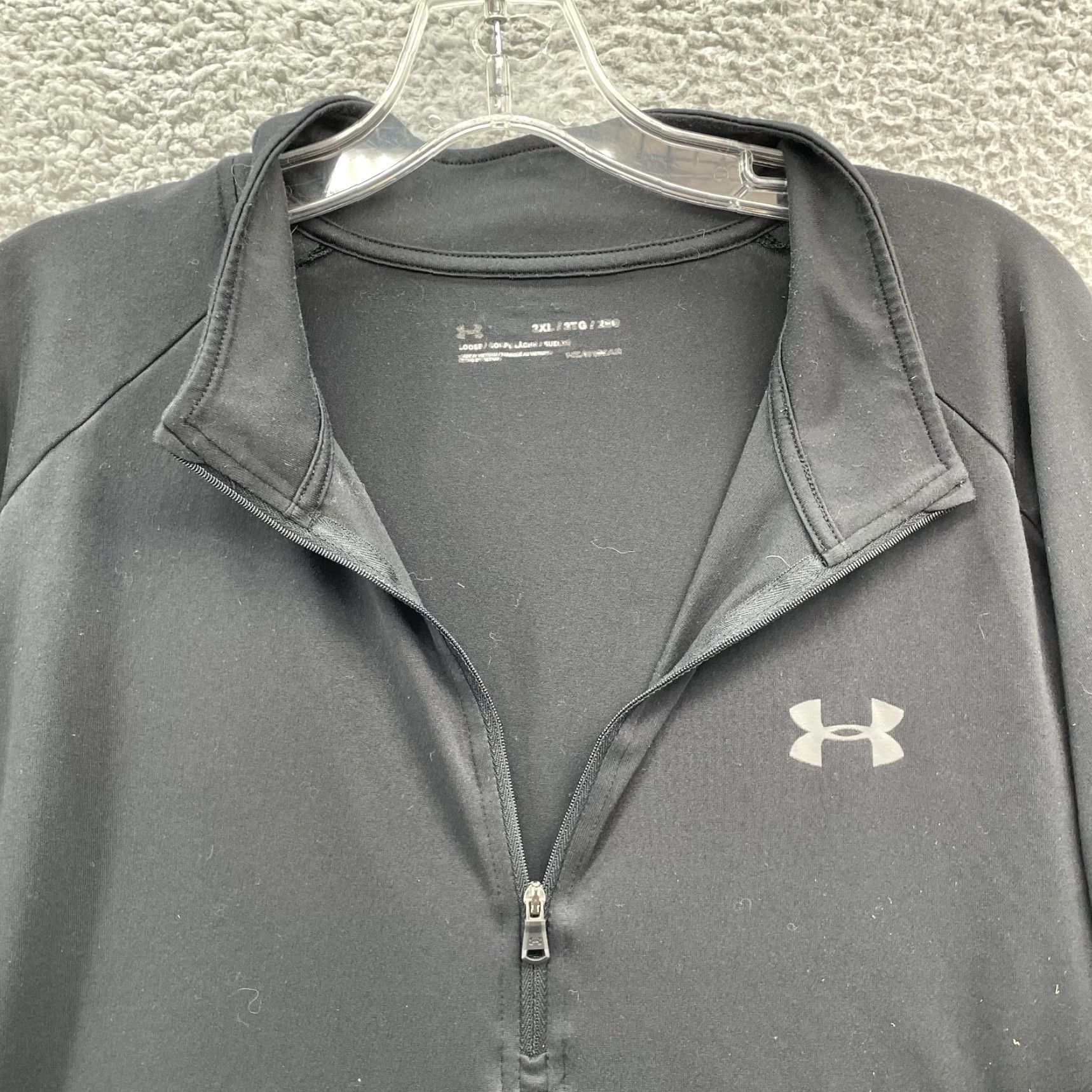 Under Armour Under Armour Golf Shirt LOT (2) Men 2XL/3XL Performance Training Pullover Sports Shirt Men Black Logo Athletic 2XL/3XL Fall Winter Sports Size US XXL / EU 58 / 5 - 4 Thumbnail