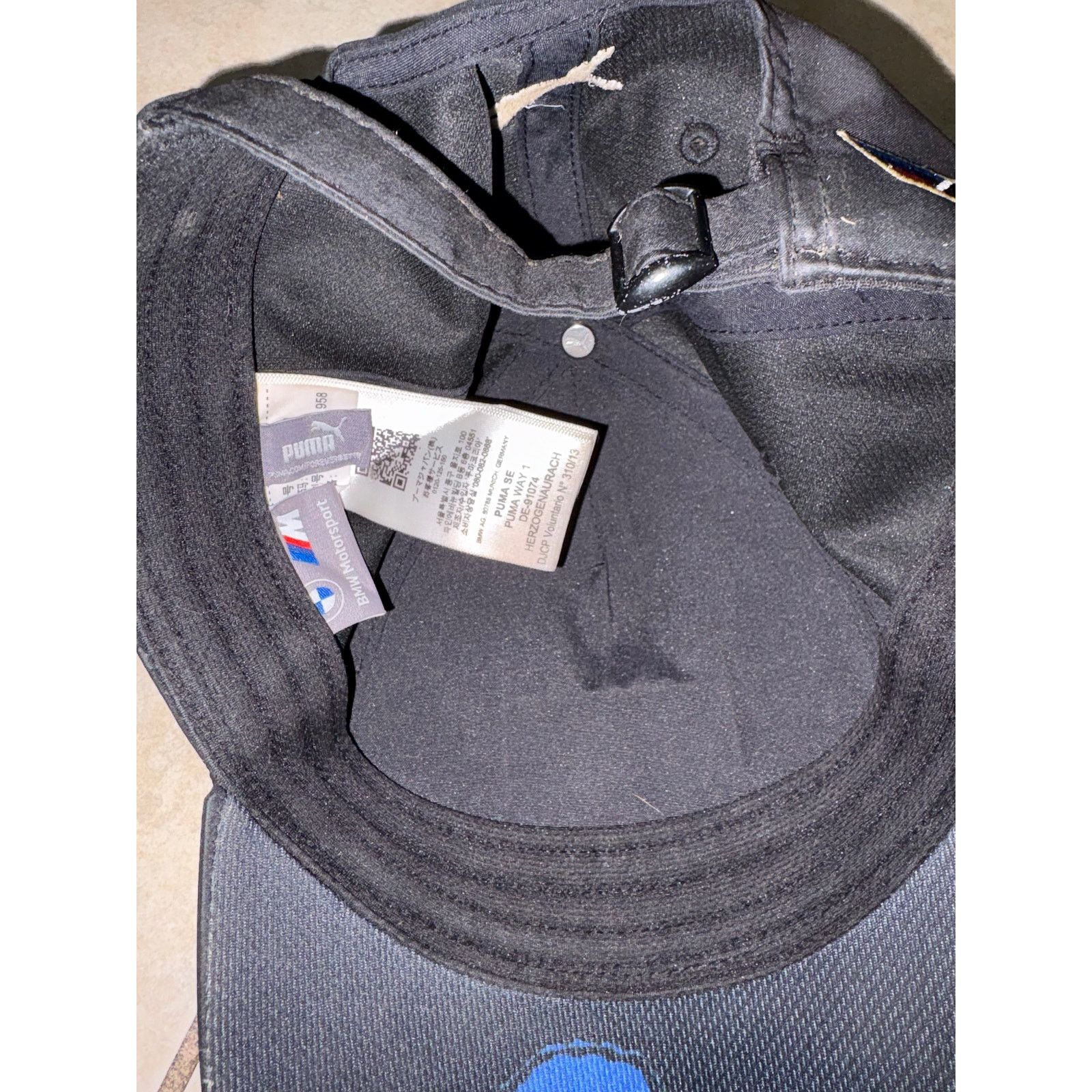 Puma Puma BMW Motorsport strap back black Size ONE SIZE - 5 Thumbnail