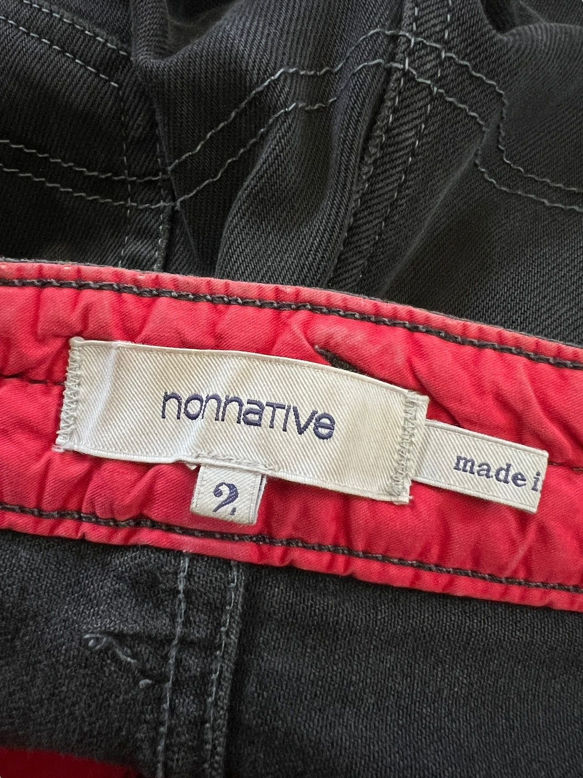 Japanese Brand × Nonnative Nonnative Black Washed Distressed Jeans Size US 34 / EU 50 - 14 Thumbnail