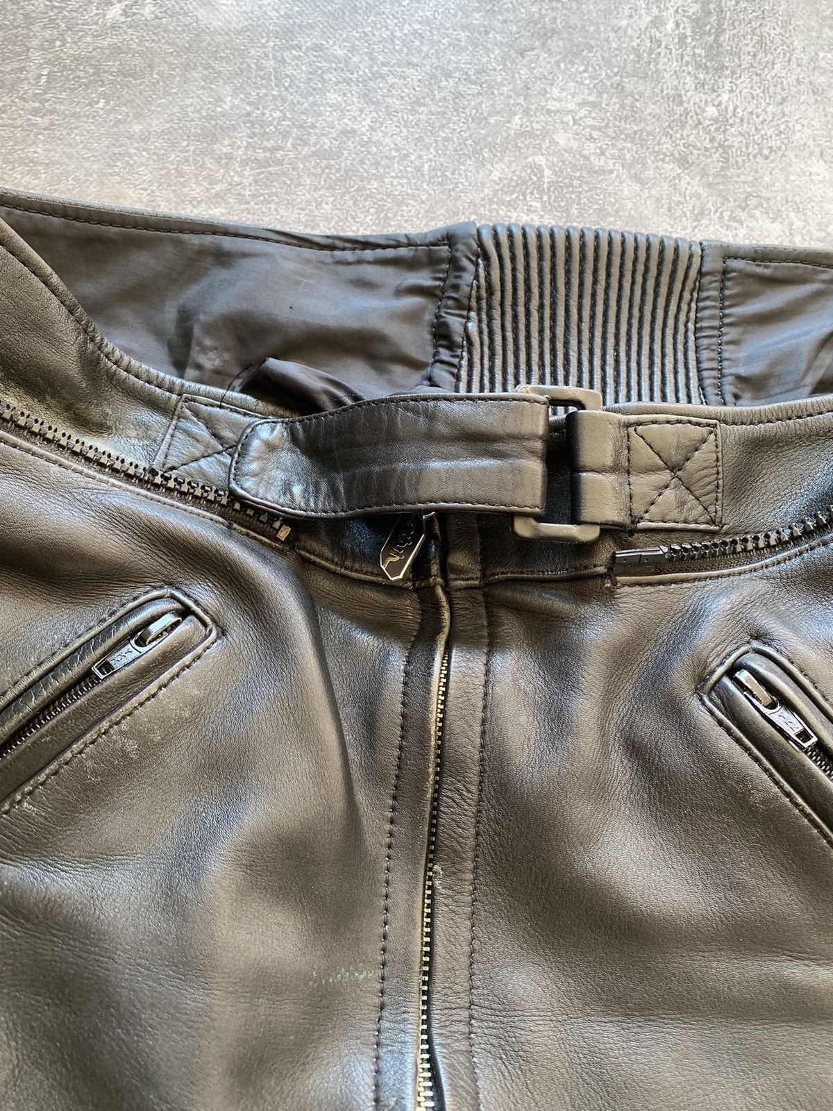 Vintage Vintage Leather Moto Pants Size US 31 - 5 Thumbnail