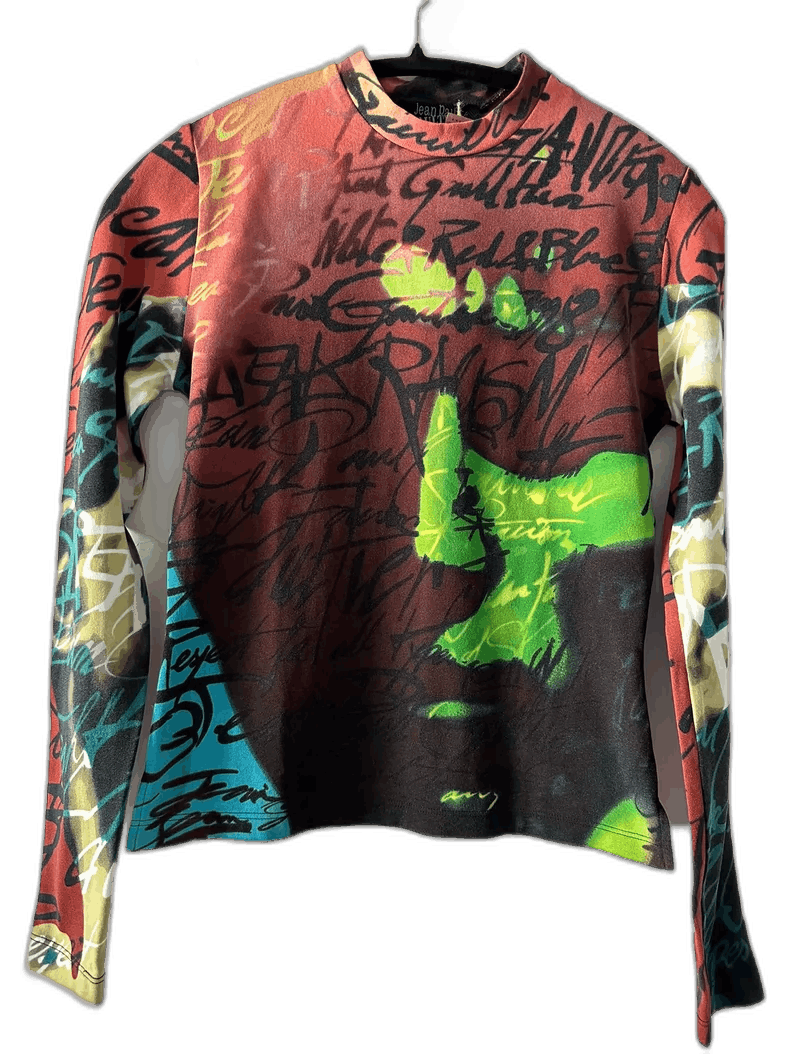 Jean Paul Gaultier gothic style long sleeve pullover top Size US M / EU 48-50 / 2 - 1 Thumbnail