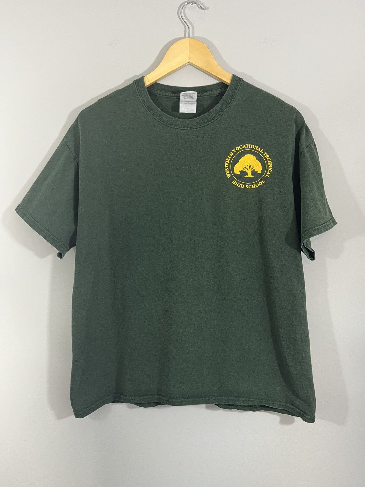 Vintage Vintage Faded High School Forrest Green Tee Size US L / EU 52-54 / 3 - 2 Thumbnail
