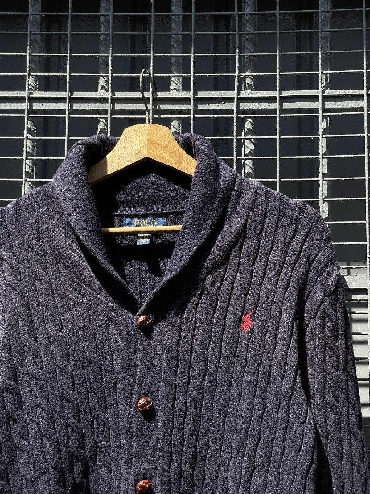 Polo Ralph Lauren Polo Ralph Lauren | Cable-Knit Cotton Shawl Cardigan Size US M / EU 48-50 / 2 - 3 Thumbnail
