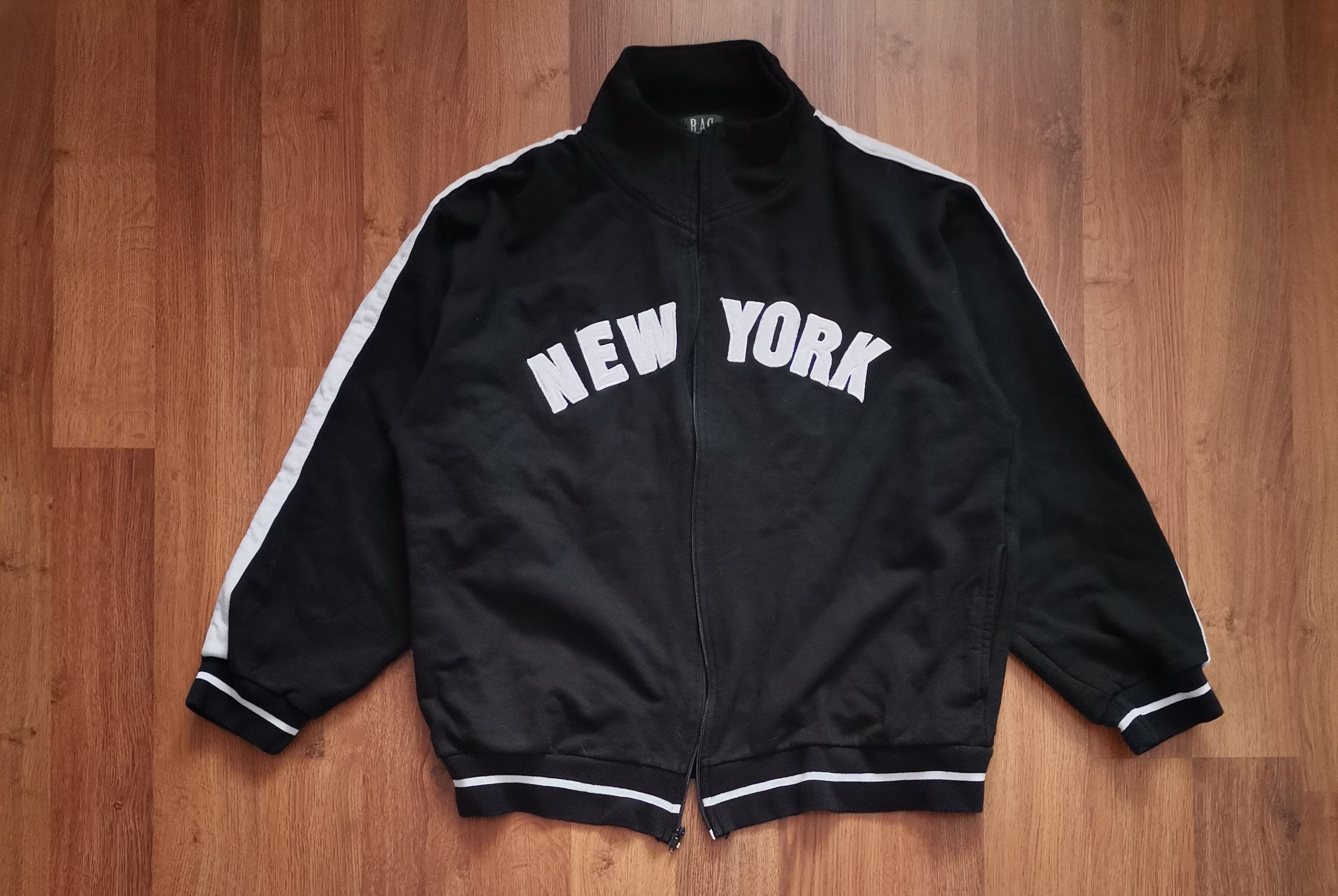 Vintage Vintage R.A.G. New York Zip Up Sweatshirt Size US M / EU 48-50 / 2 - 1 Thumbnail