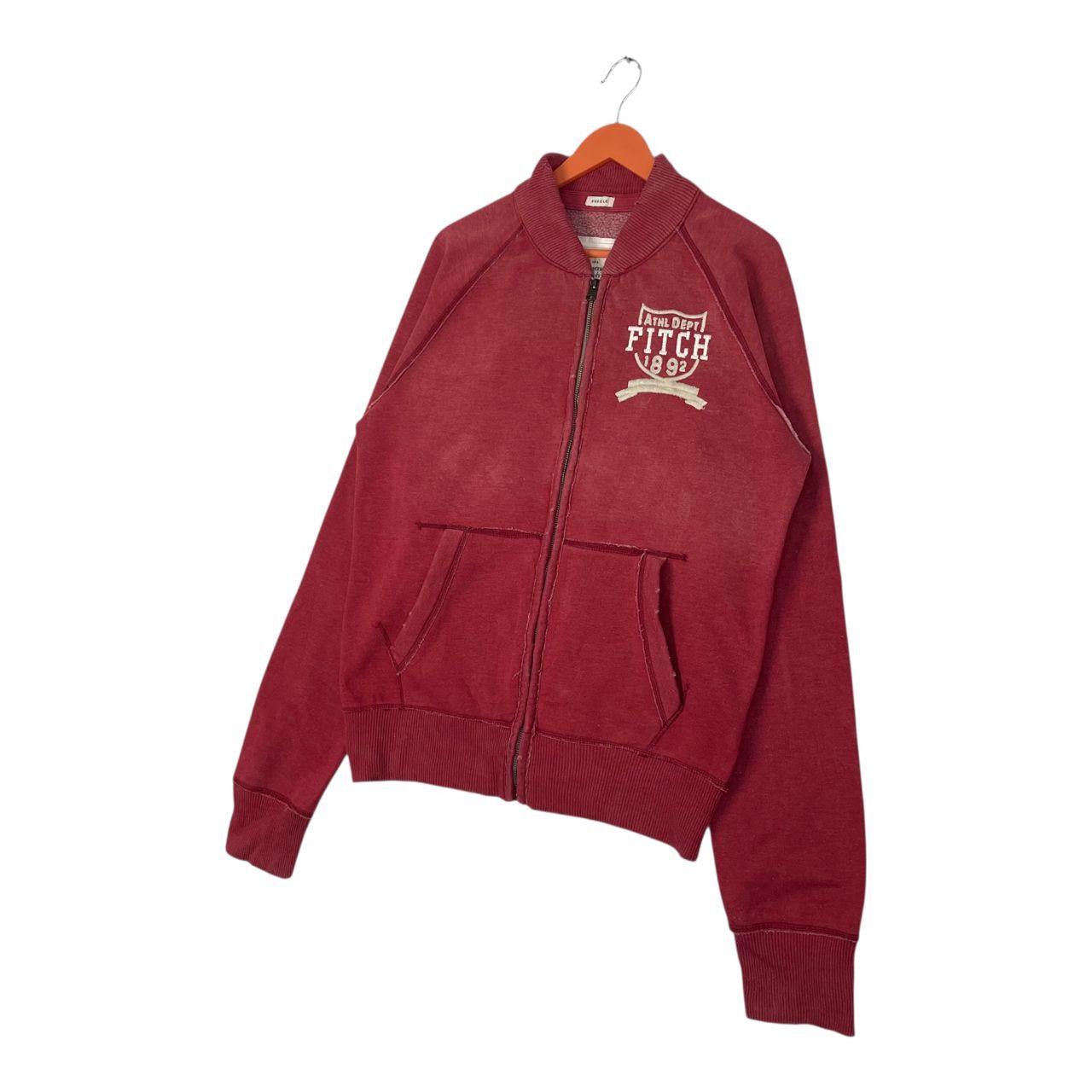 Abercrombie & Fitch Vintage Abercrombie And Fitch Backhit Logo Zipp Sweatshirt Size US L / EU 52-54 / 3 - 3 Thumbnail