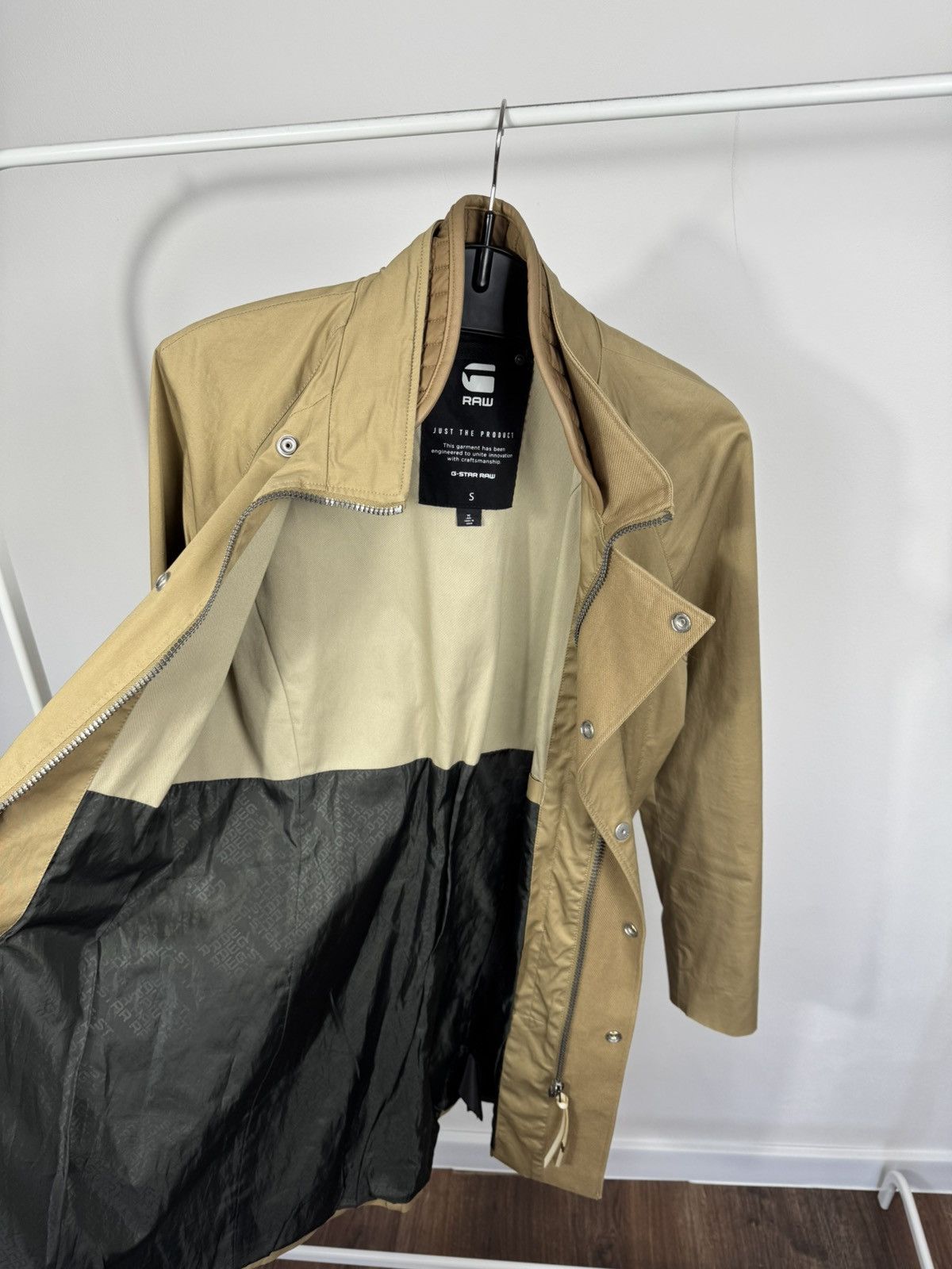 G-Star G-Star RAW Minor Slim Trench Women Beige Coat Jacket Size S Size S / US 4 / IT 40 - 7 Thumbnail