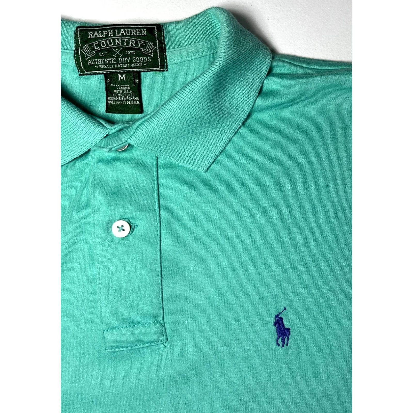 Ralph Lauren Men's Vintage Ralph Lauren Country Polo Shirt Authentic Dry Goods Sz M Size US M / EU 48-50 / 2 - 5 Thumbnail