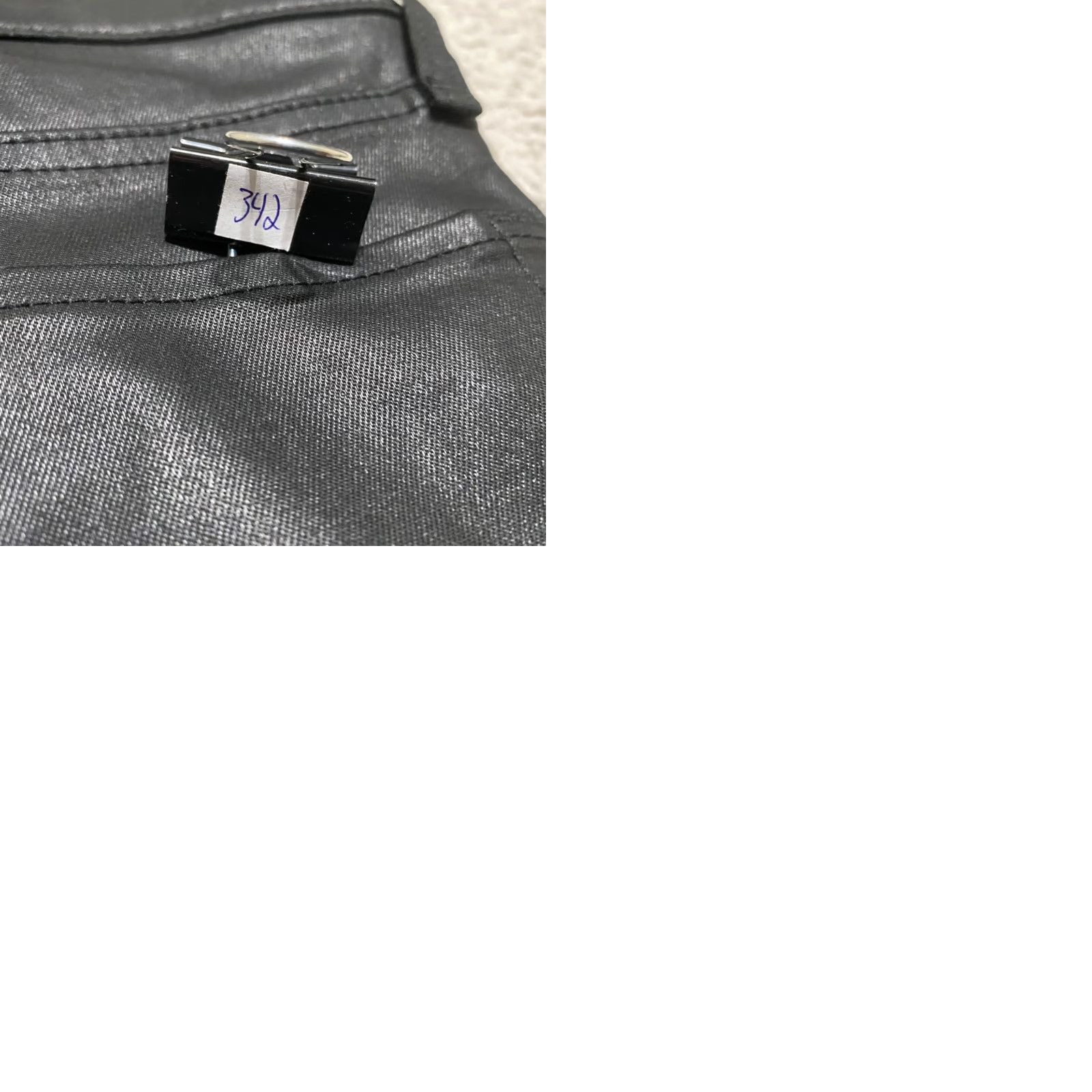 Abercrombie & Fitch Abercrombie & Fitch Womens Pants 28 Skinny High Rise Faux Leather Black Ankle Dressy Womens Size 28" / US 6 / IT 42 - 9 Thumbnail