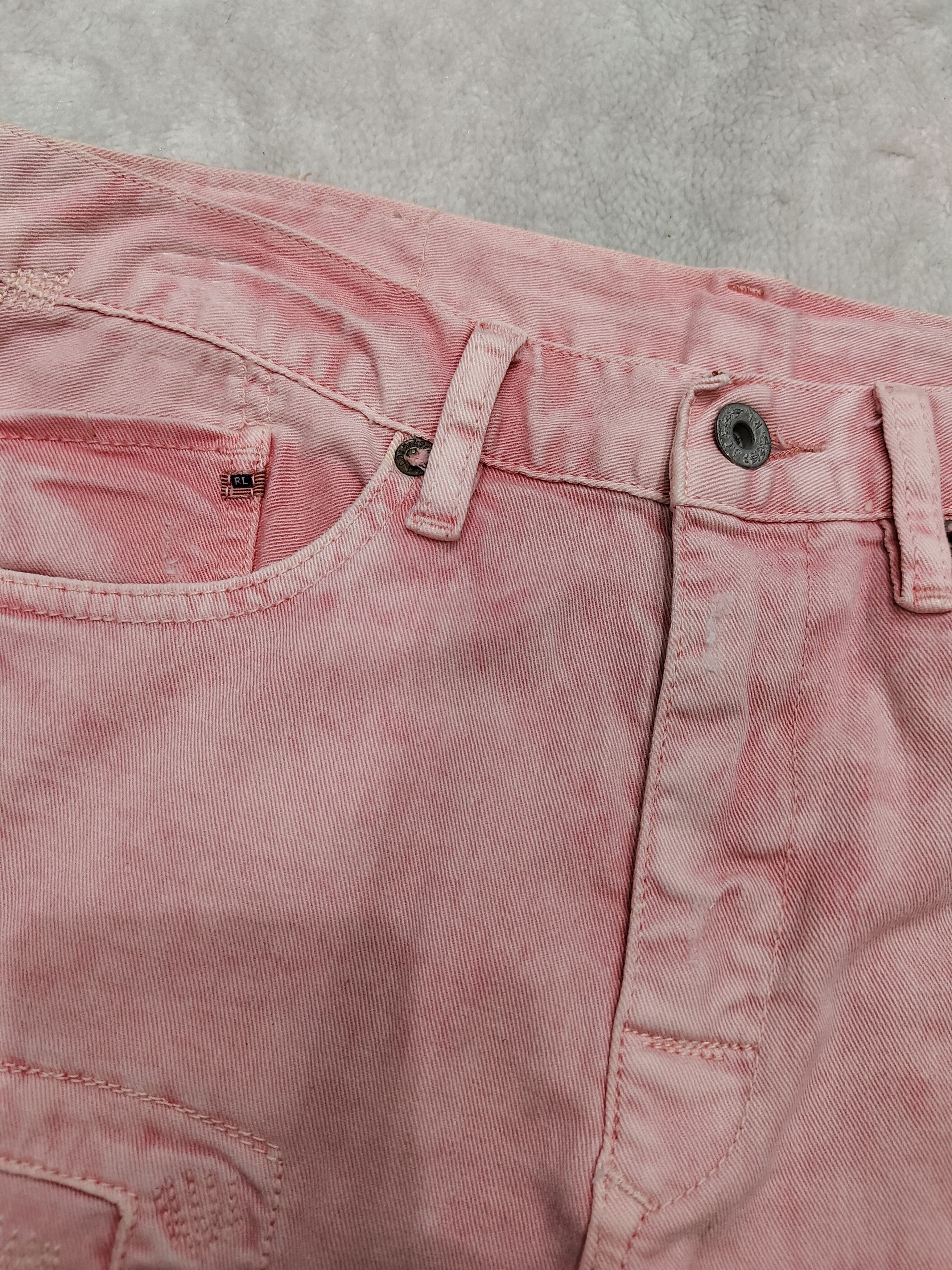 Polo Ralph Lauren SICK🔥Ralph Lauren Pacthwork Distressed Jeans Size US 30 / EU 46 - 3 Thumbnail