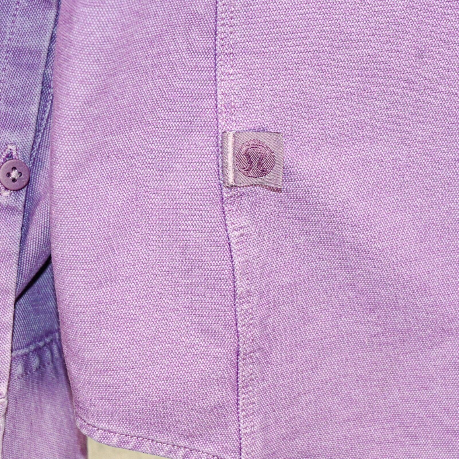 Lululemon Lululemon Commission Long Sleeve Button Down Shirt in Purple Size US M / EU 48-50 / 2 - 5 Thumbnail