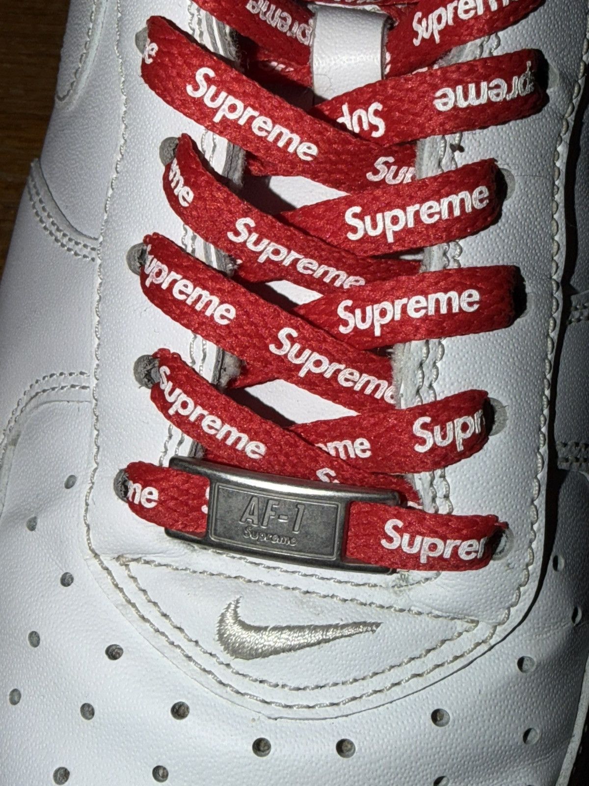 Nike × Supreme B&W Supreme Af1 Size US 10.5 / EU 43-44 - 8 Thumbnail