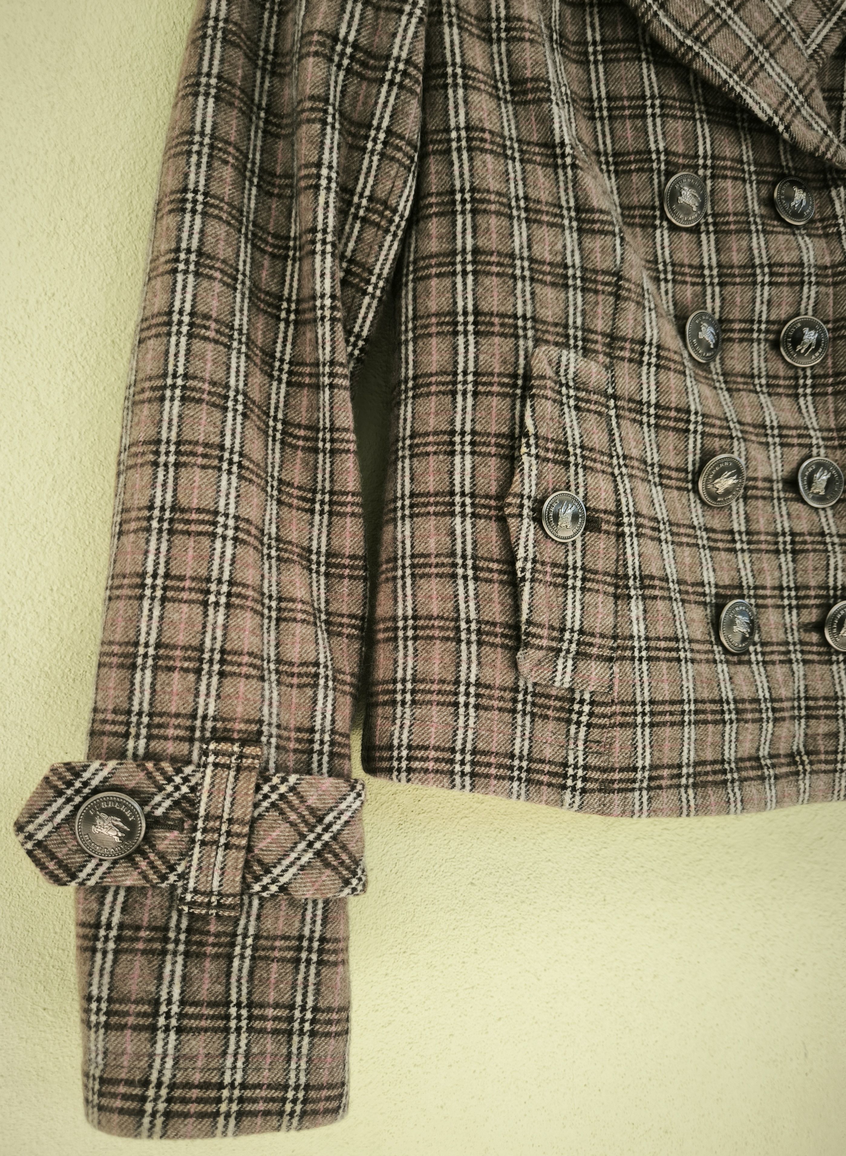 Burberry BURBERRY Blue Label double breasted coat Size XS / US 0-2 / IT 36-38 - 3 Thumbnail