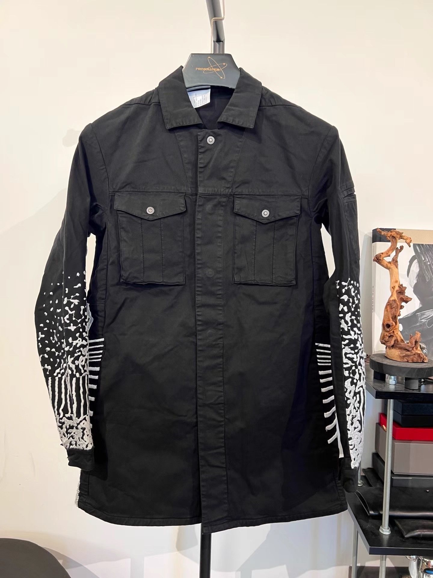 11 By Boris Bidjan Saberi 11by BBS S1B Embroidered Overshirt K35 Size US S / EU 44-46 / 1 - 2 Thumbnail