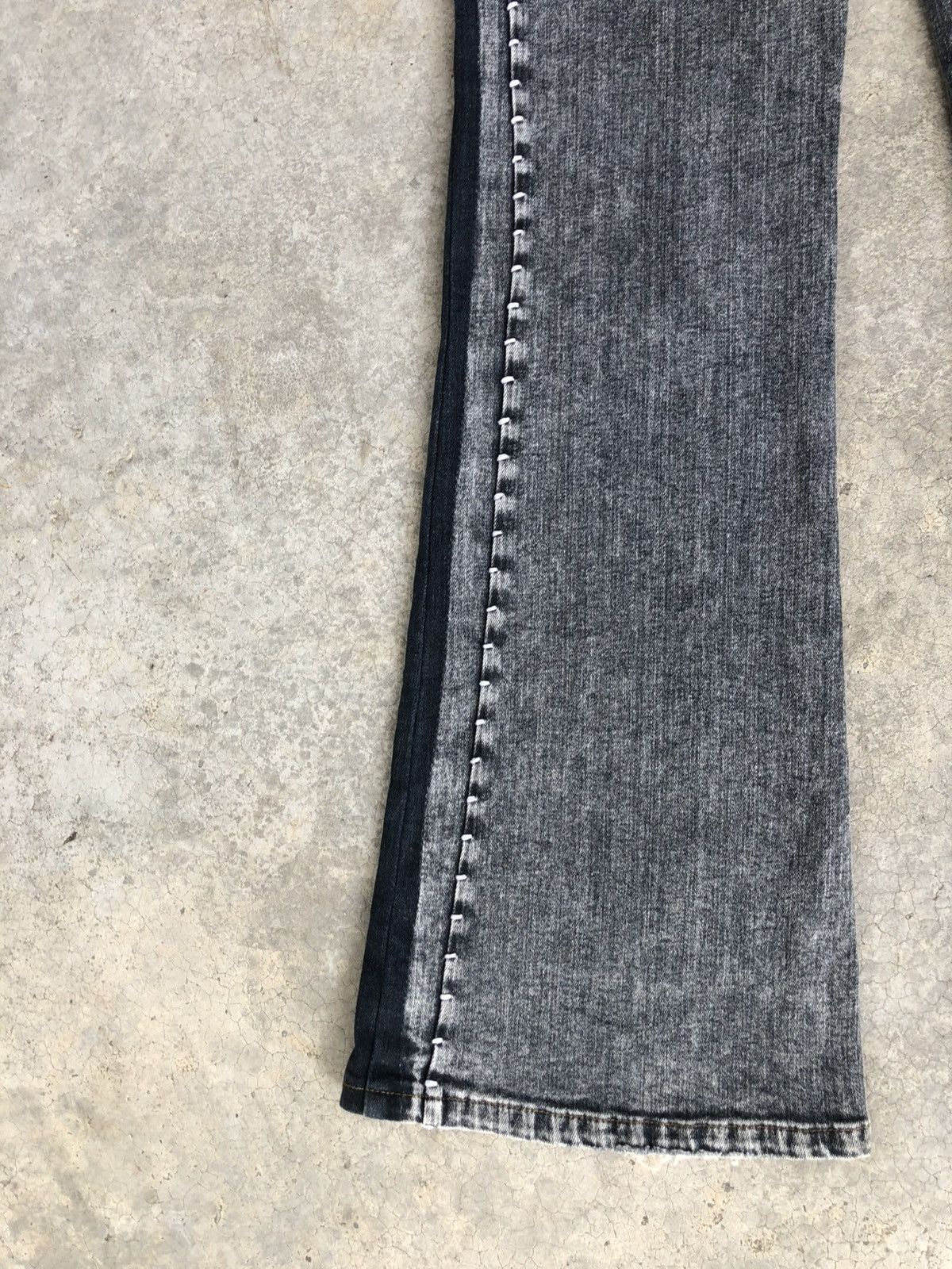 If Six Was Nine Japanese Nouvo Flared Jeans Distressed Jeans Size US 30 / EU 46 - 11 Thumbnail