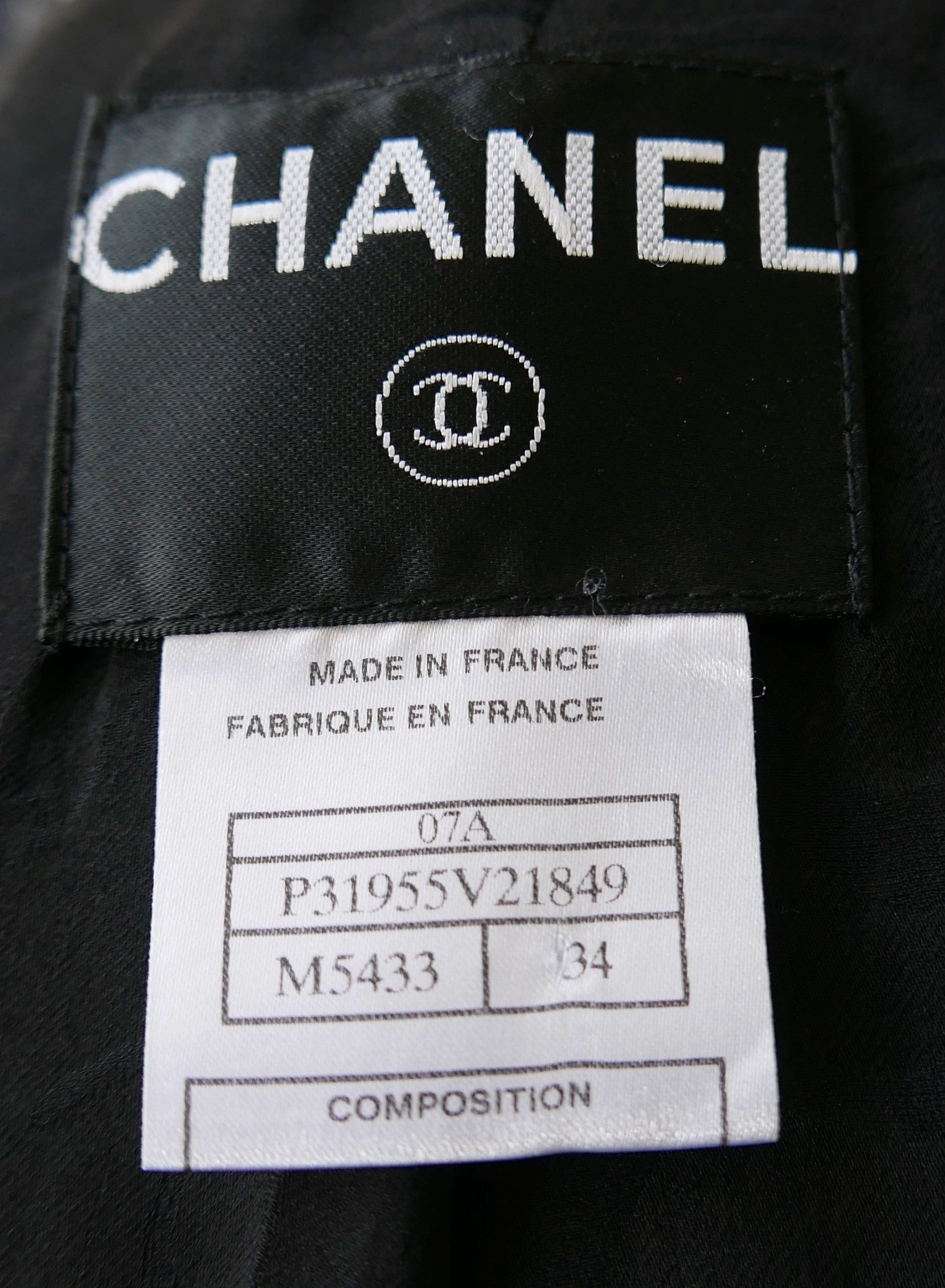 Chanel Chanel Fall 2007 07A Cashmere Houndstooth Tweed Jacket Size XS / US 0-2 / IT 36-38 - 9 Thumbnail