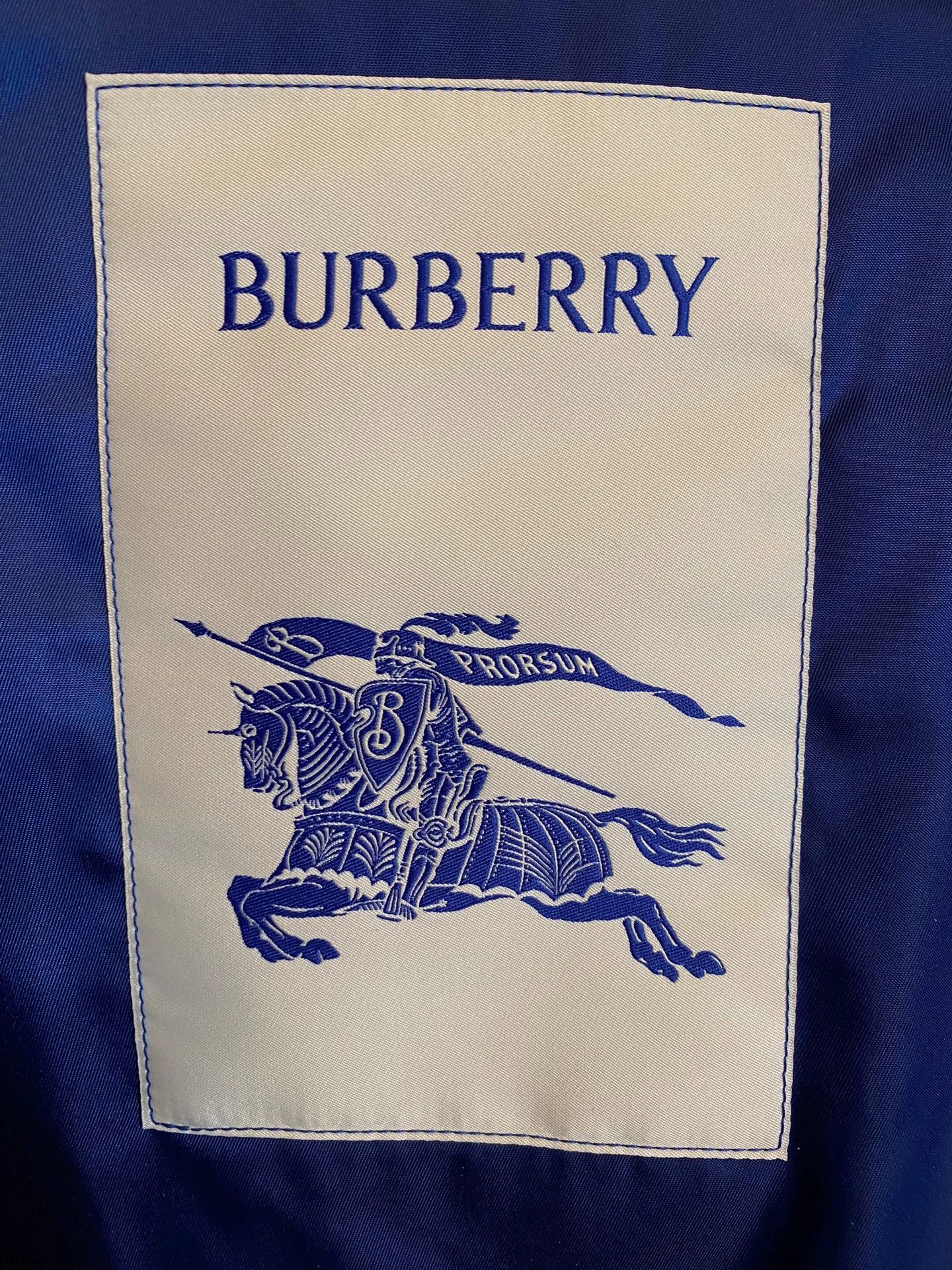 Burberry Burberry Double-Sided Check Blue Waterproof Jacket Size 48 Size US M / EU 48-50 / 2 - 5 Thumbnail