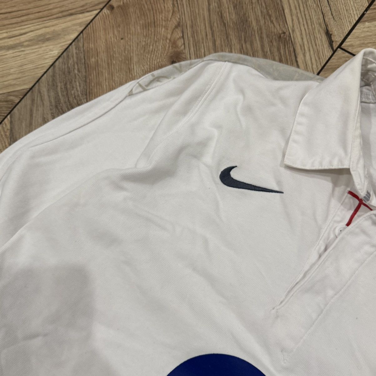 Nike Nike Vintage England Regby White Sweatshirt M Vintage 00s Size US M / EU 48-50 / 2 - 6 Thumbnail