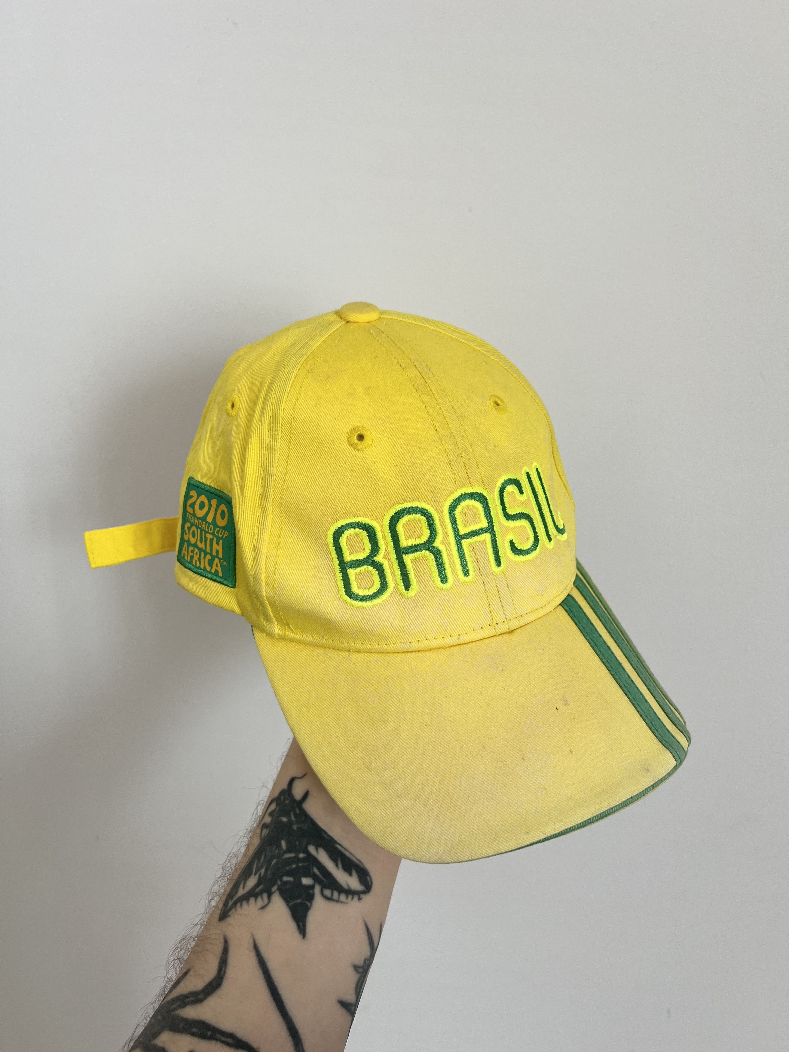 Adidas adidas brasil cap hat yellow Size ONE SIZE - 8 Thumbnail