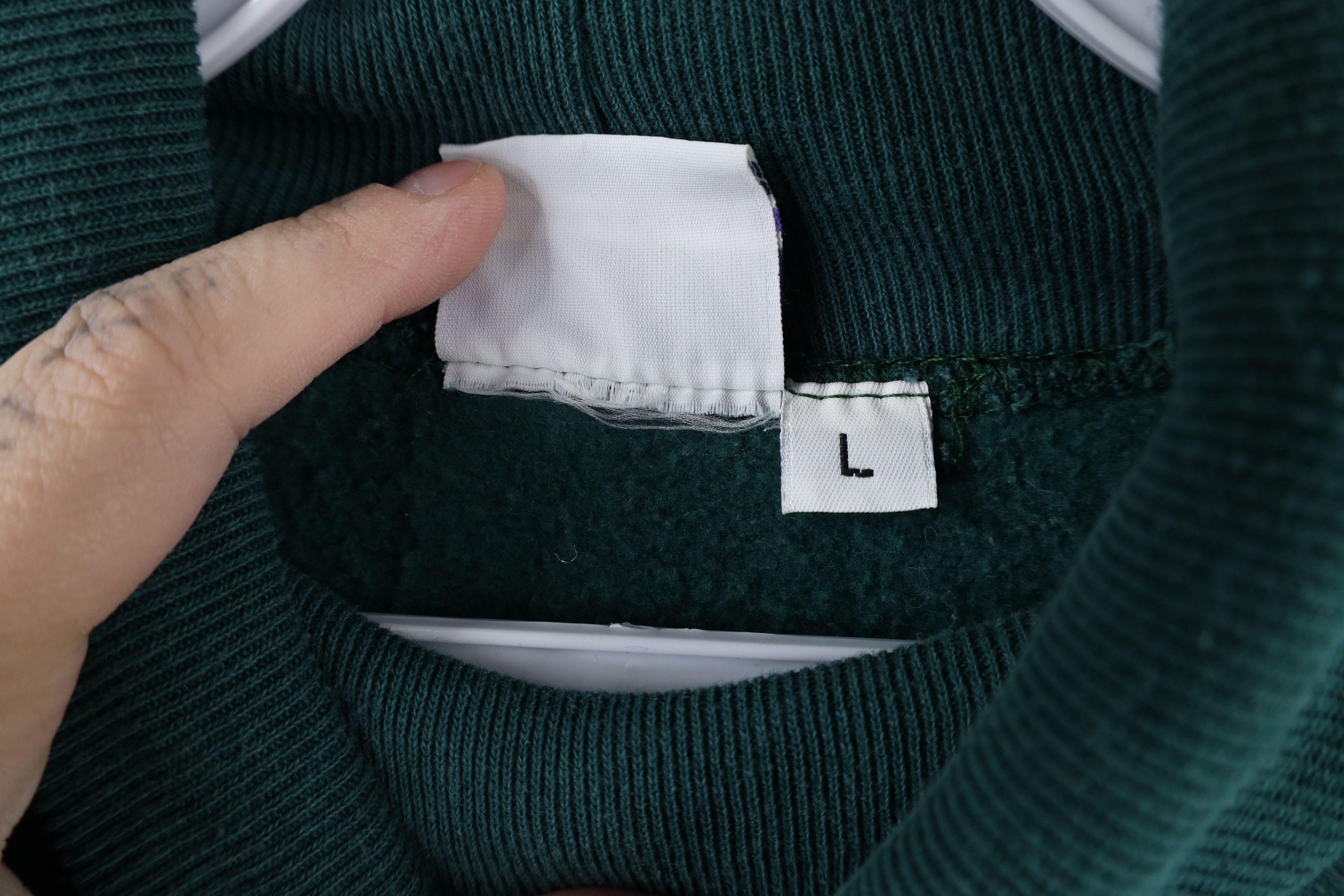 Vintage Vintage 90s Streetwear Over Print Turtleneck Sweatshirt USA Size L / US 10 / IT 46 - 10 Thumbnail