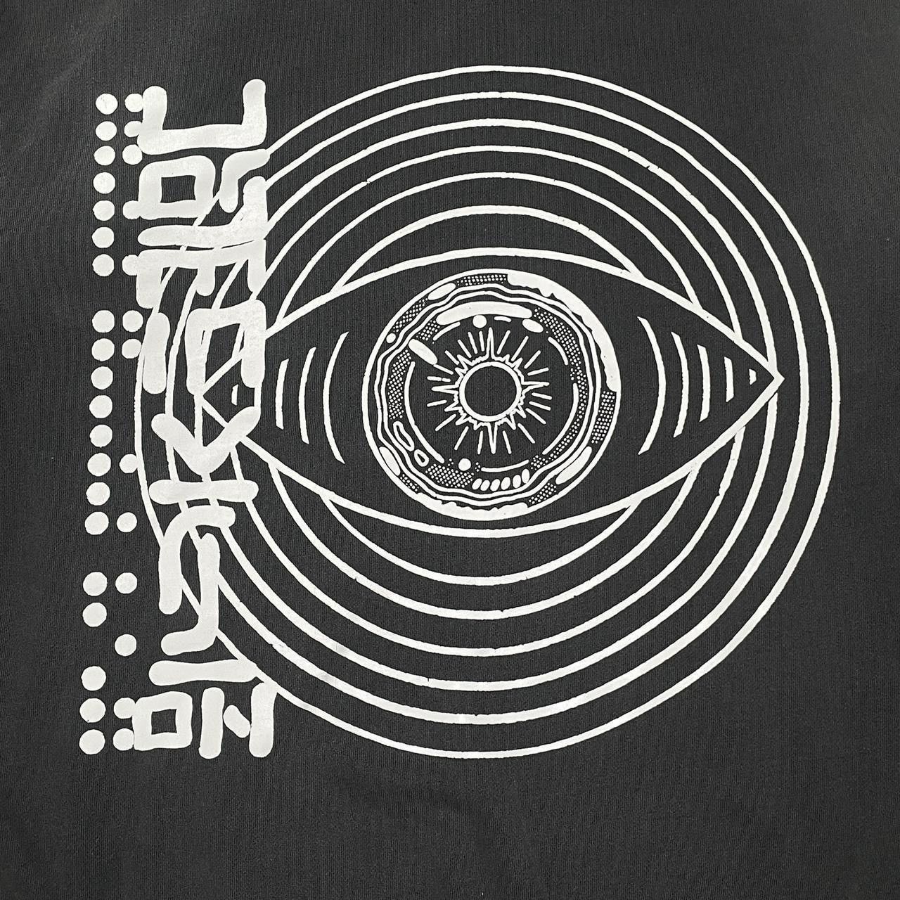 Other Cosmic Eye Hoodie – Washed Gray Retro Sci-Fi Streetwear 👁️ Size US M / EU 48-50 / 2 - 4 Thumbnail