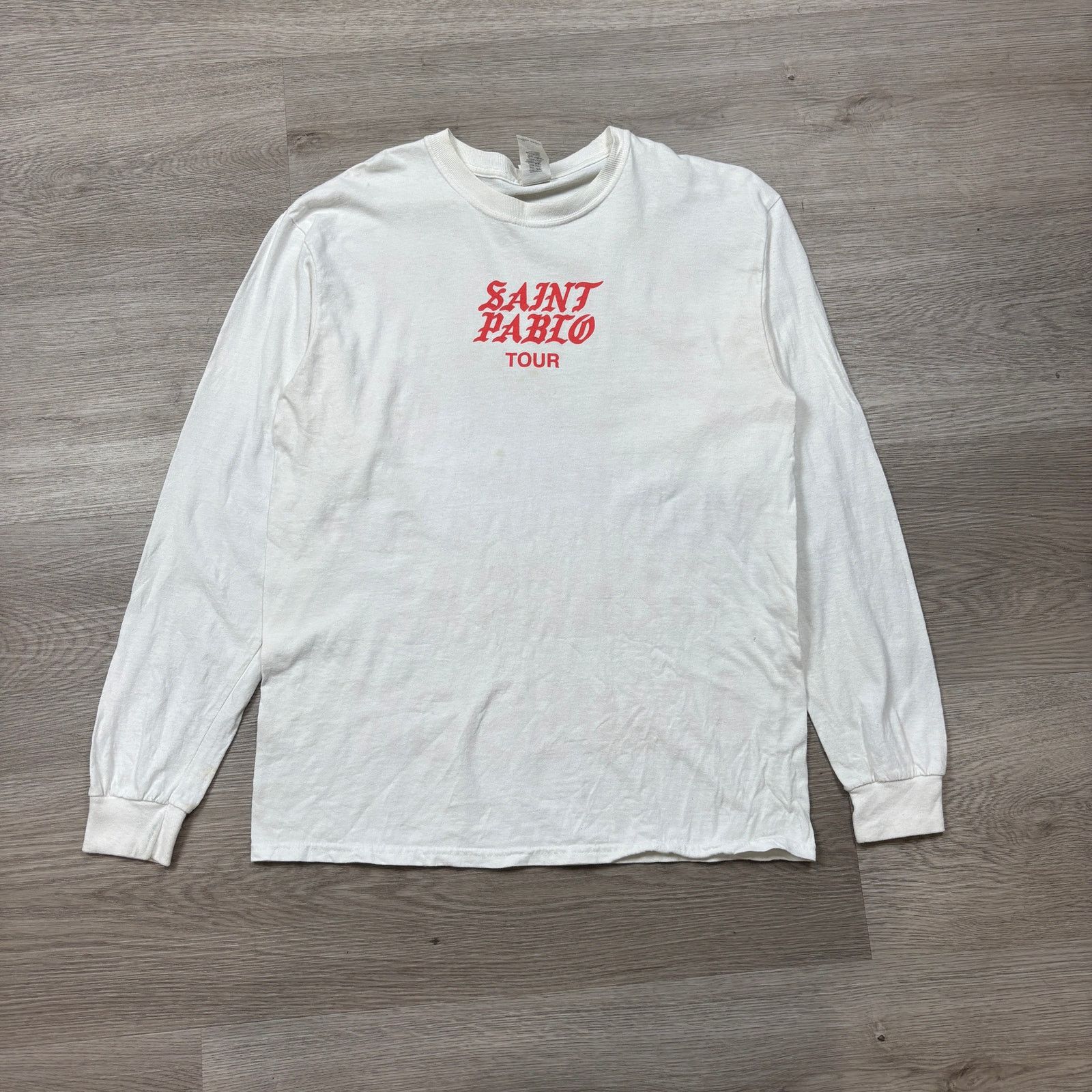 Band Tees × Gildan × Kanye West Kanye West Saint Pablo Tour 2016 Long Sleeve Shirt Men's M Size US M / EU 48-50 / 2 - 2 Thumbnail