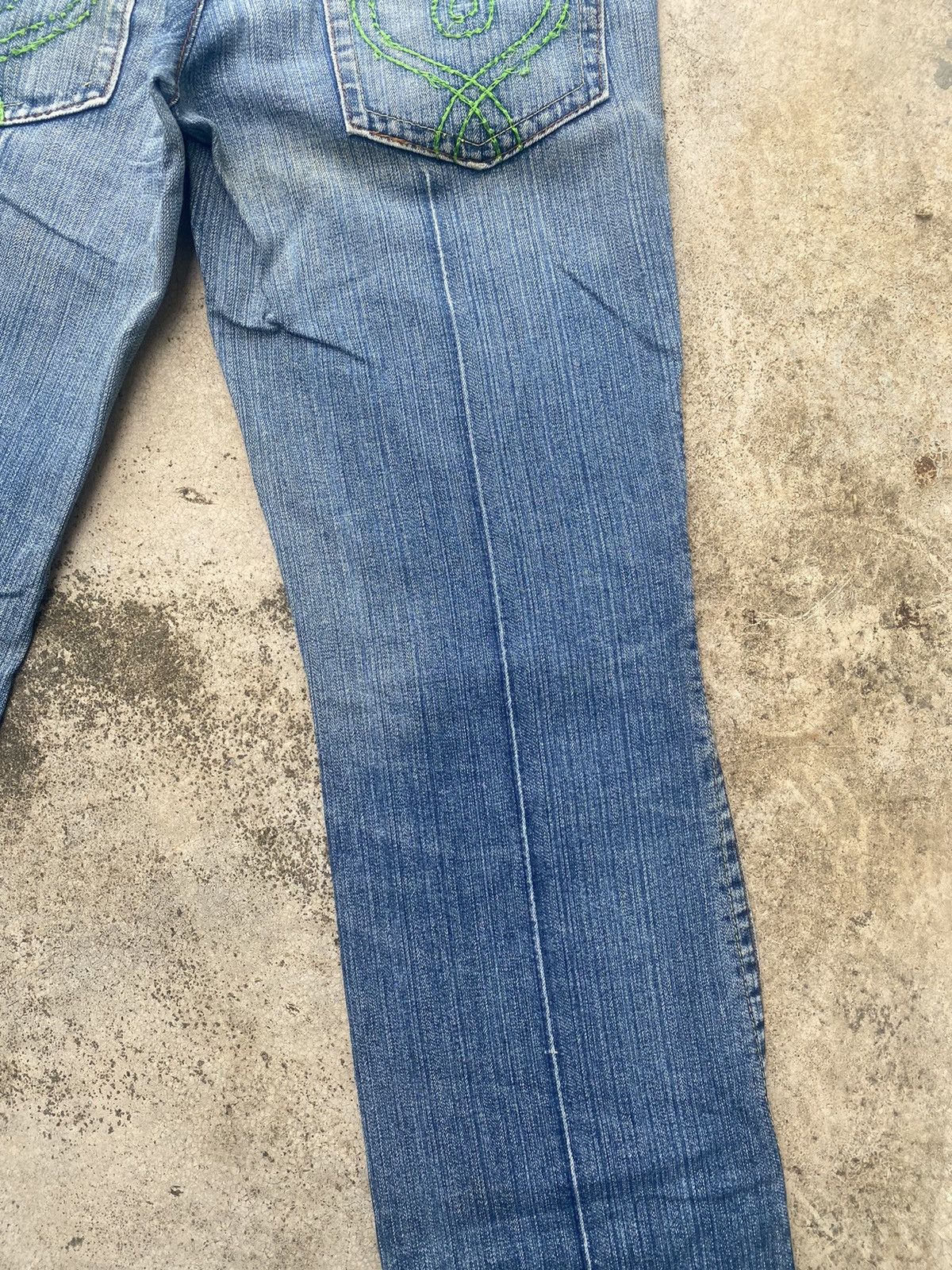 Designer × Dsquared2 × If Six Was Nine Flare Jeans Dsquared2 Faded Blue Low Rise Size US 31 - 19 Thumbnail