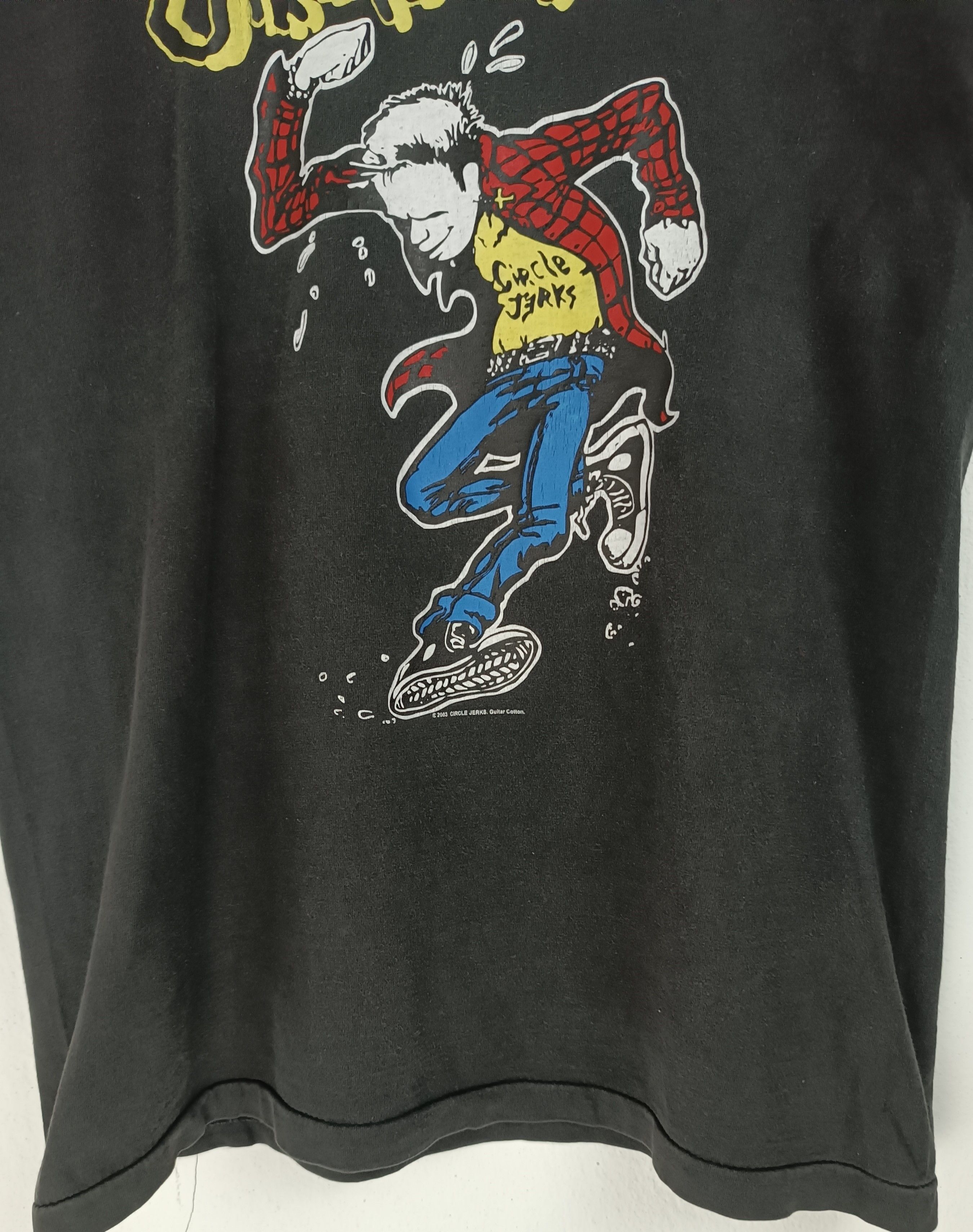 Band Tees VINTAGE 2003 CIRCLE JERKS FADED Y2K HARDCORE PUNK minor flag Size US S / EU 44-46 / 1 - 7 Thumbnail